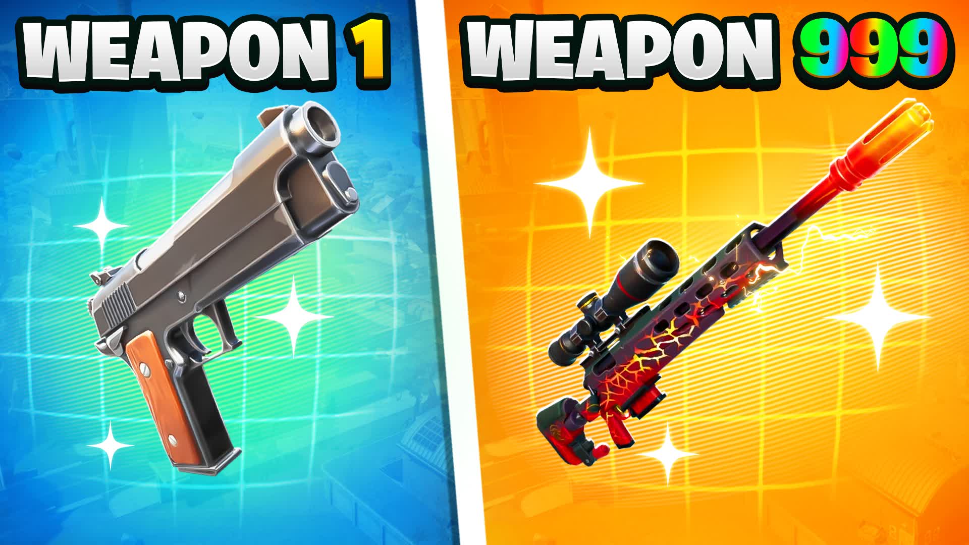 🌟INFINITE GUN GAME🔫ONE SHOT🎯