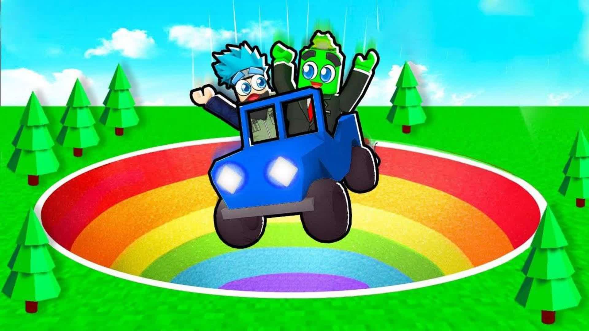 🌈DRIVE INTO ULTIMATE HOLE🌈