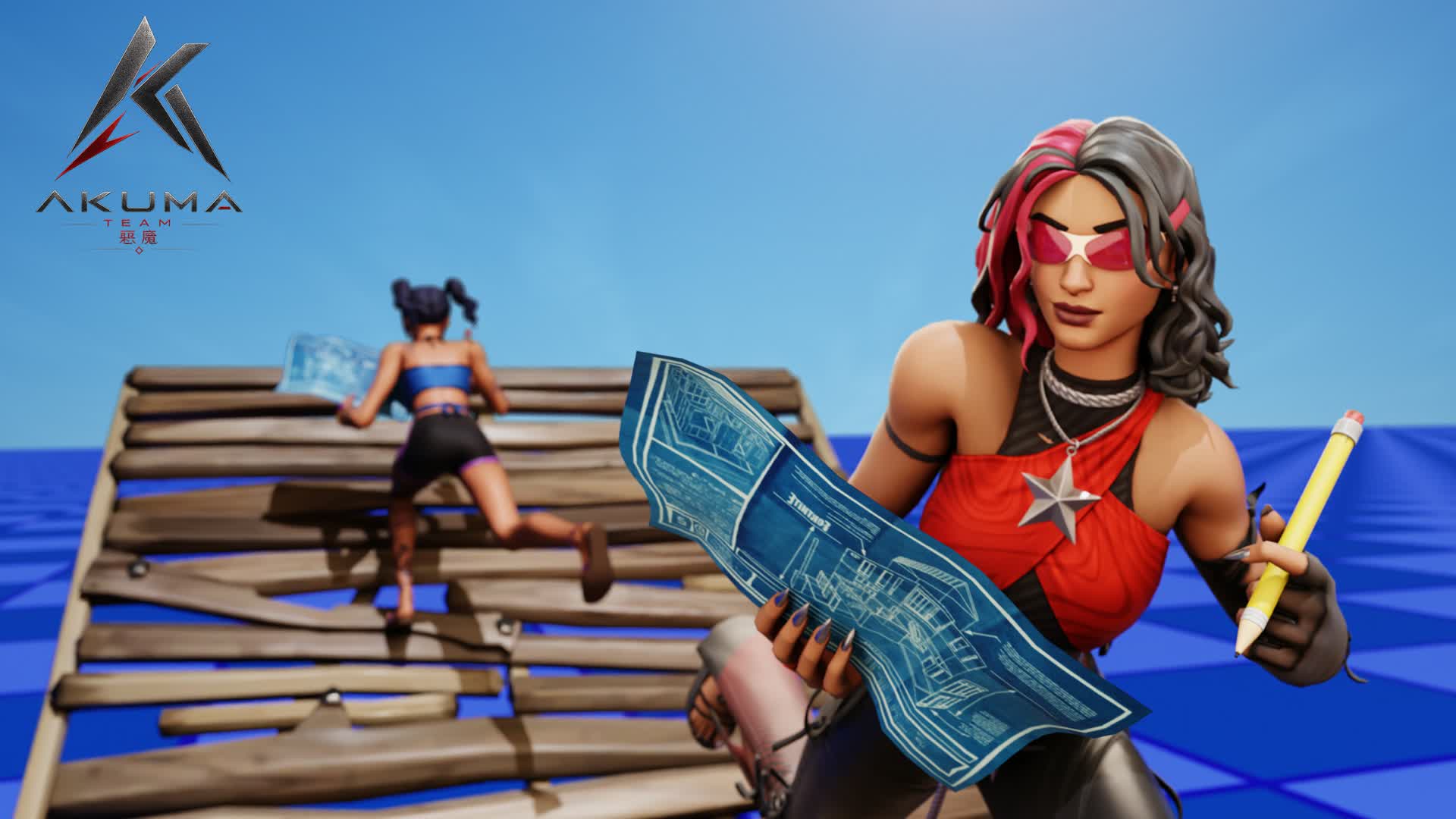 1vs1 buildfight [akuma]