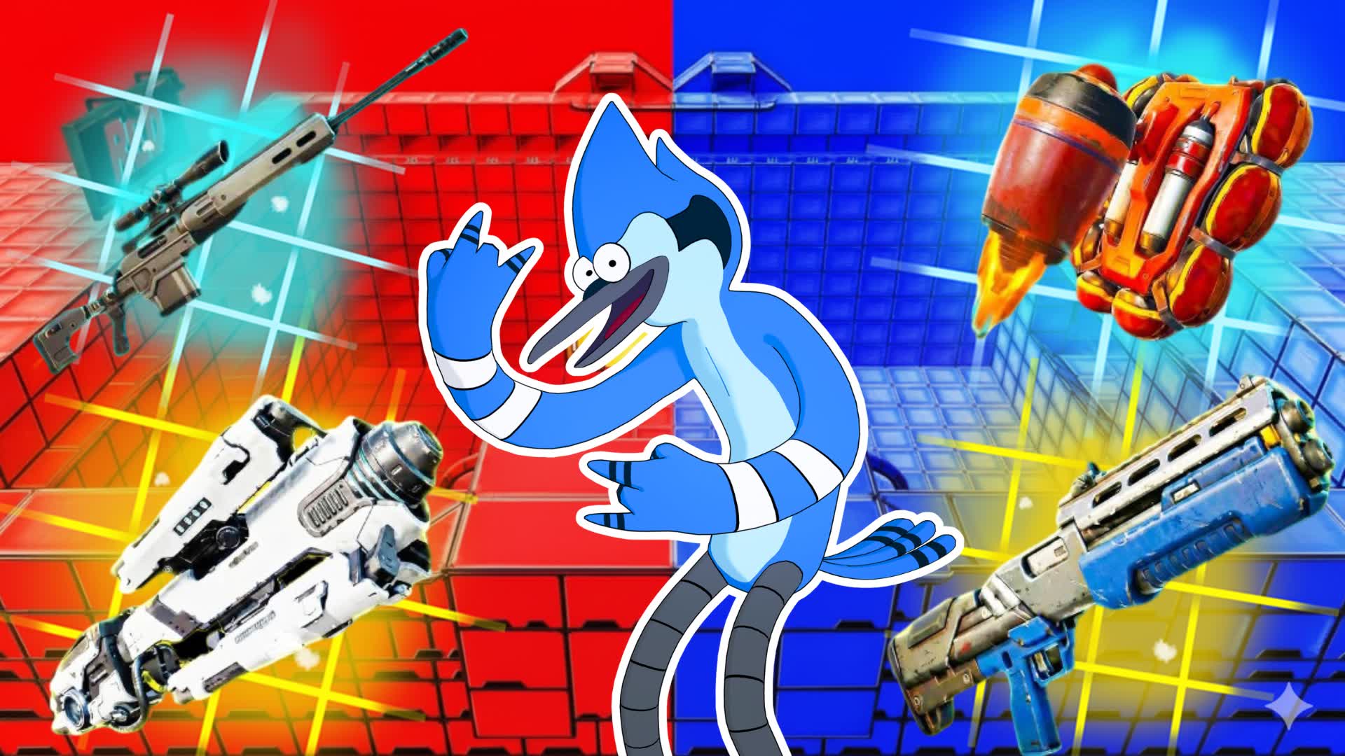 REGULAR SHOW RED VS BLUE 🔴🔵