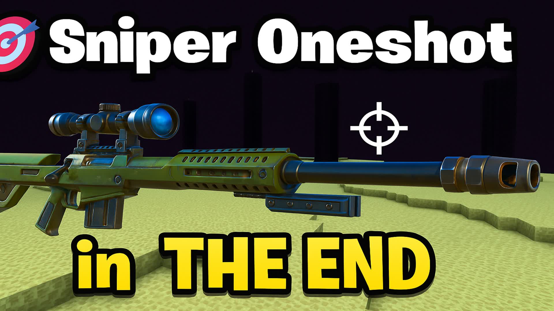 SNIPER 🎯ONESHOT🎯 MINECRAFT END ISLAND