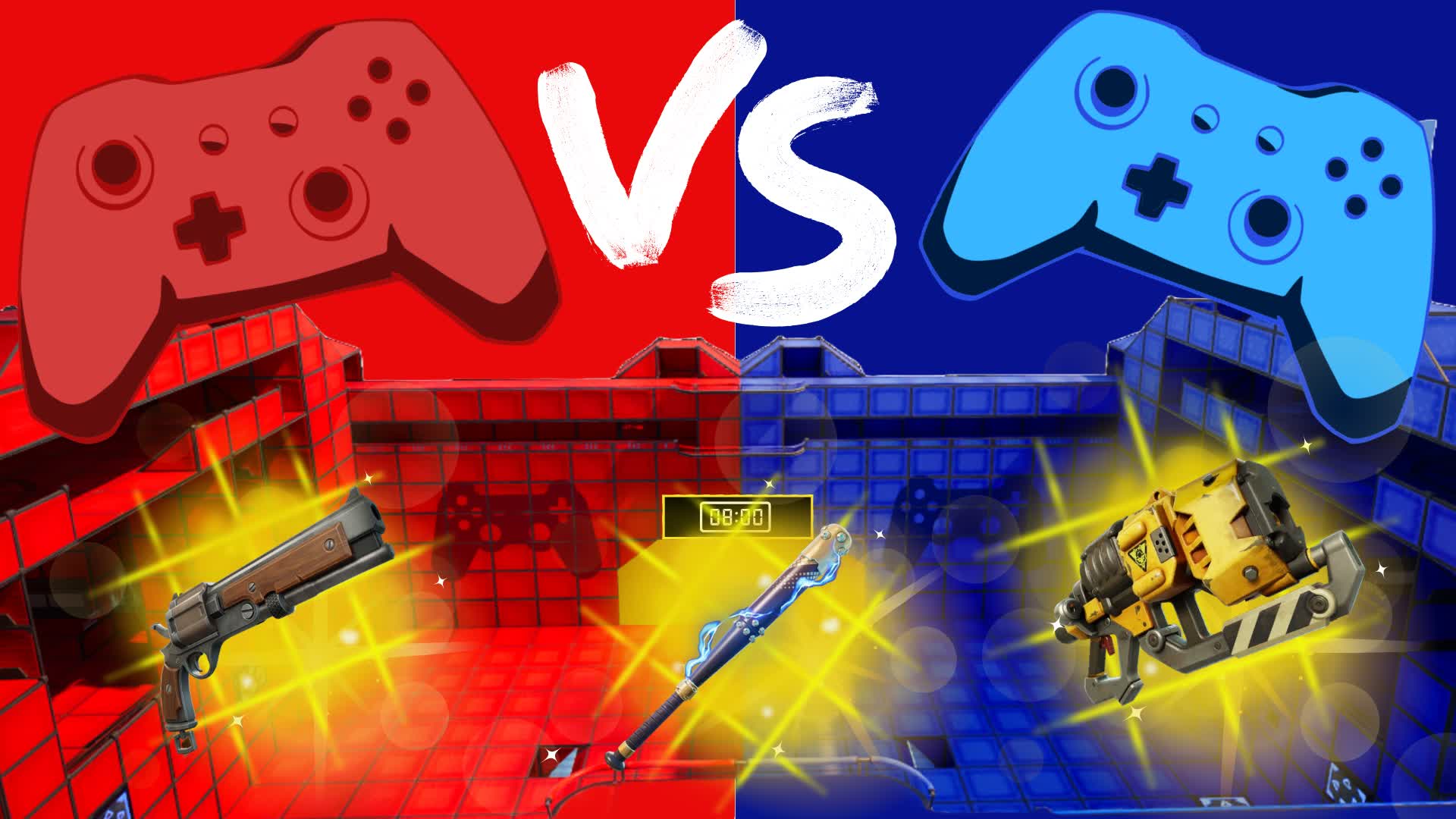 CONSOLE RED VS BLUE  🔴🔵
