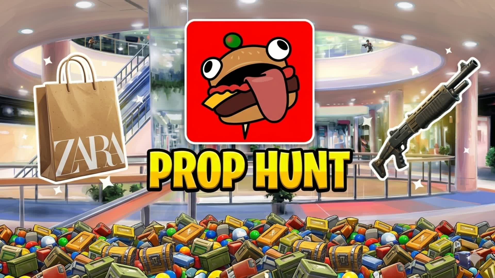 Prop hunt Shopping centre 🍔
