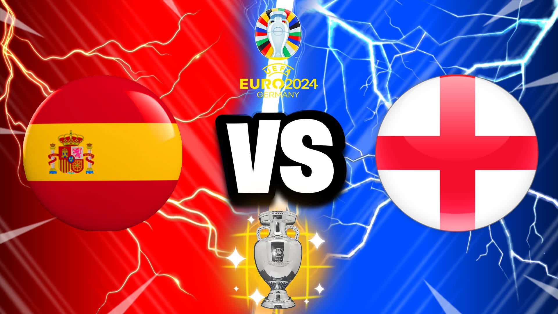 🏆 EUROS FINAL SPAIN VS ENGLAND🔴⚪