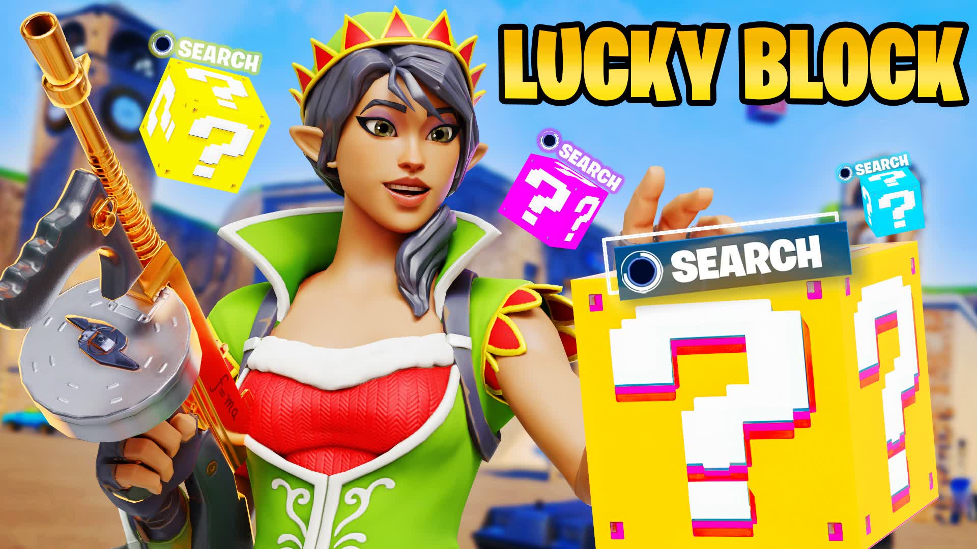 ⭐TILTED ⭐🍀LUCKY BLOCK BATTLES🍀(BUILD)