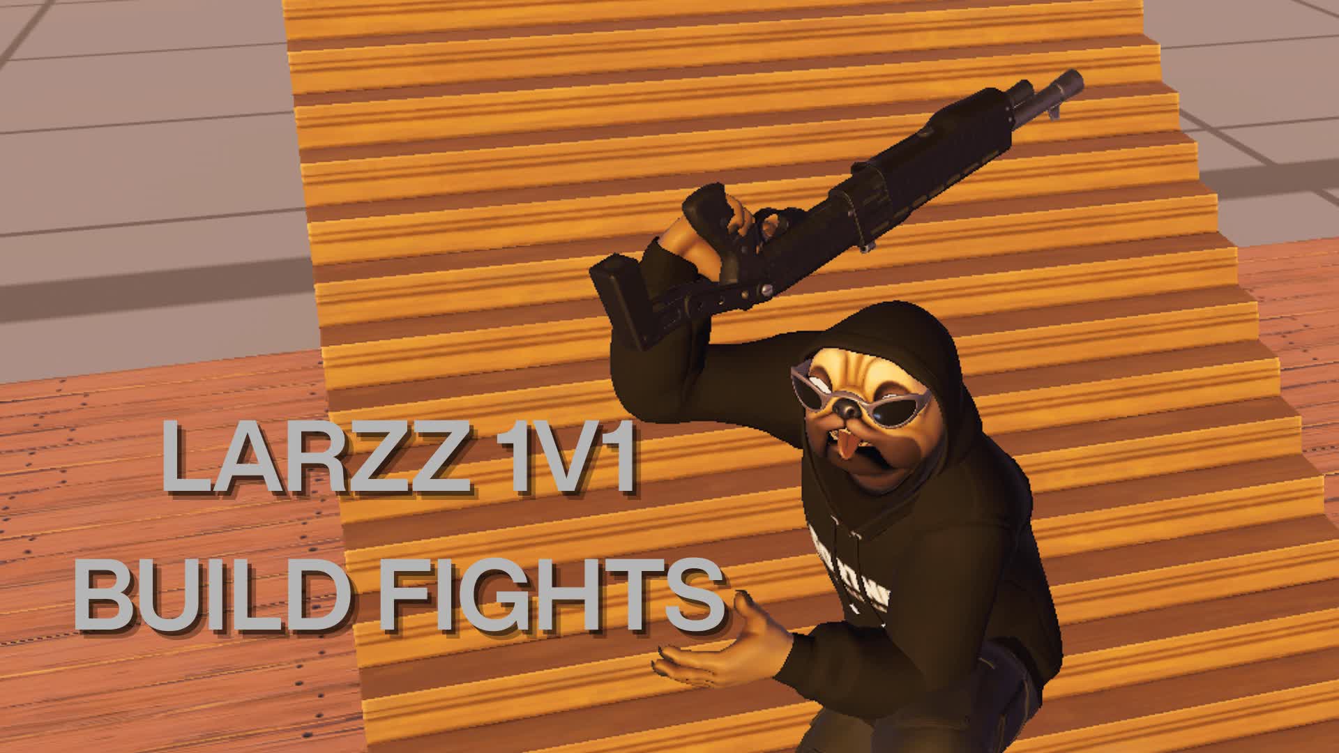 Larzz 1v1 build fights