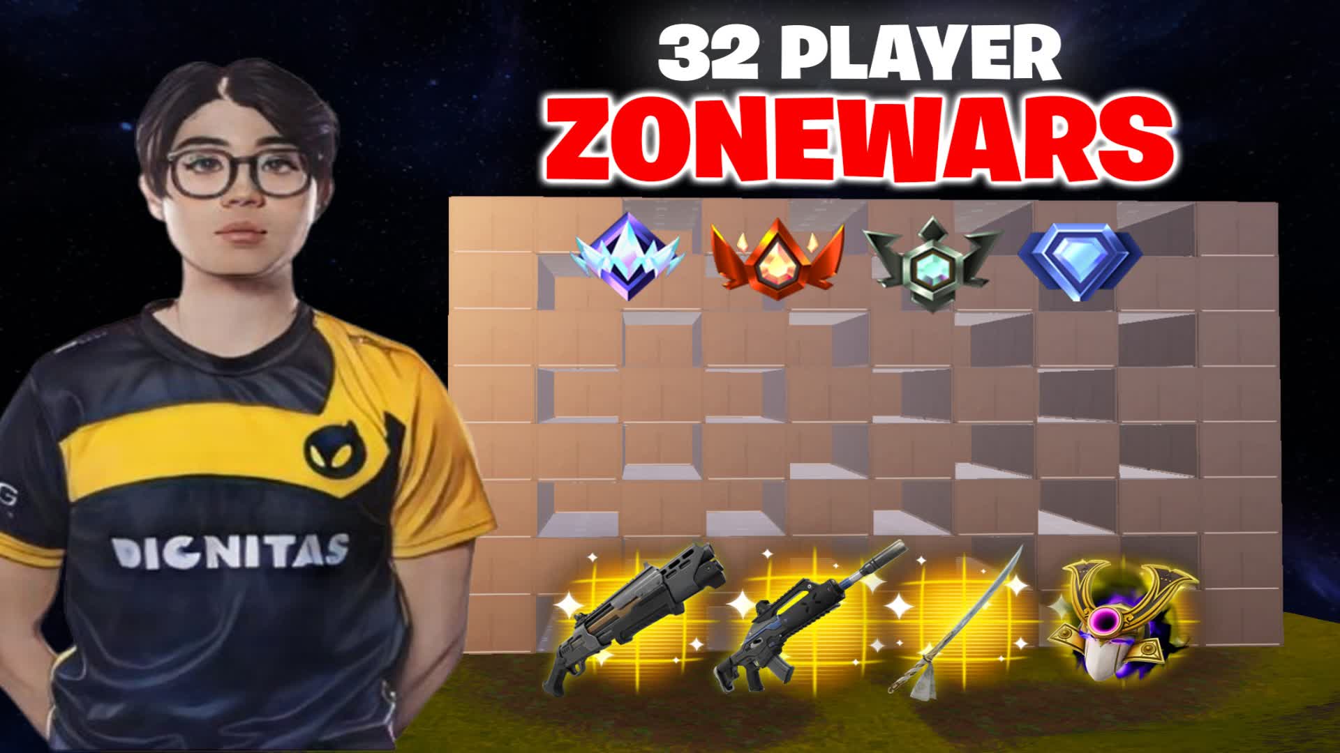 KHANADA ZONE WARS🏆[32 PLAYERS LATEGAME]