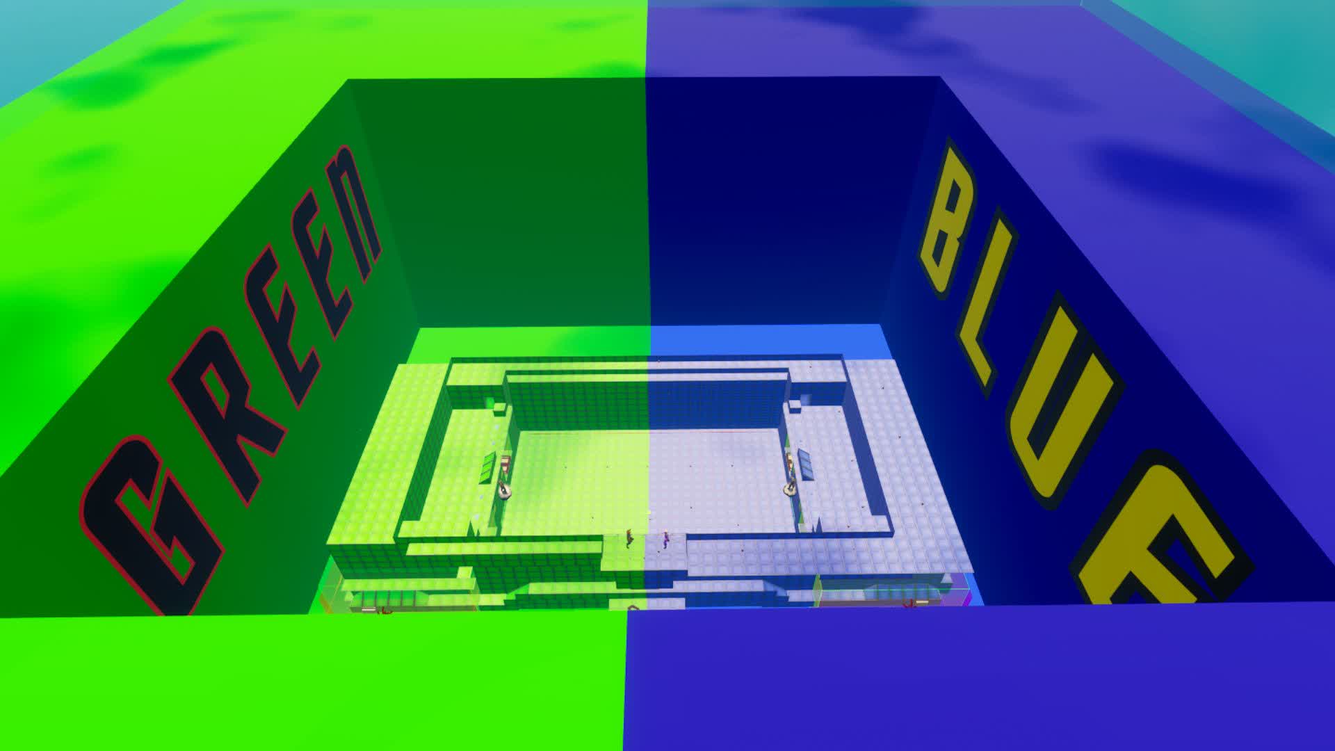 SUPER GREEN VS BLUE