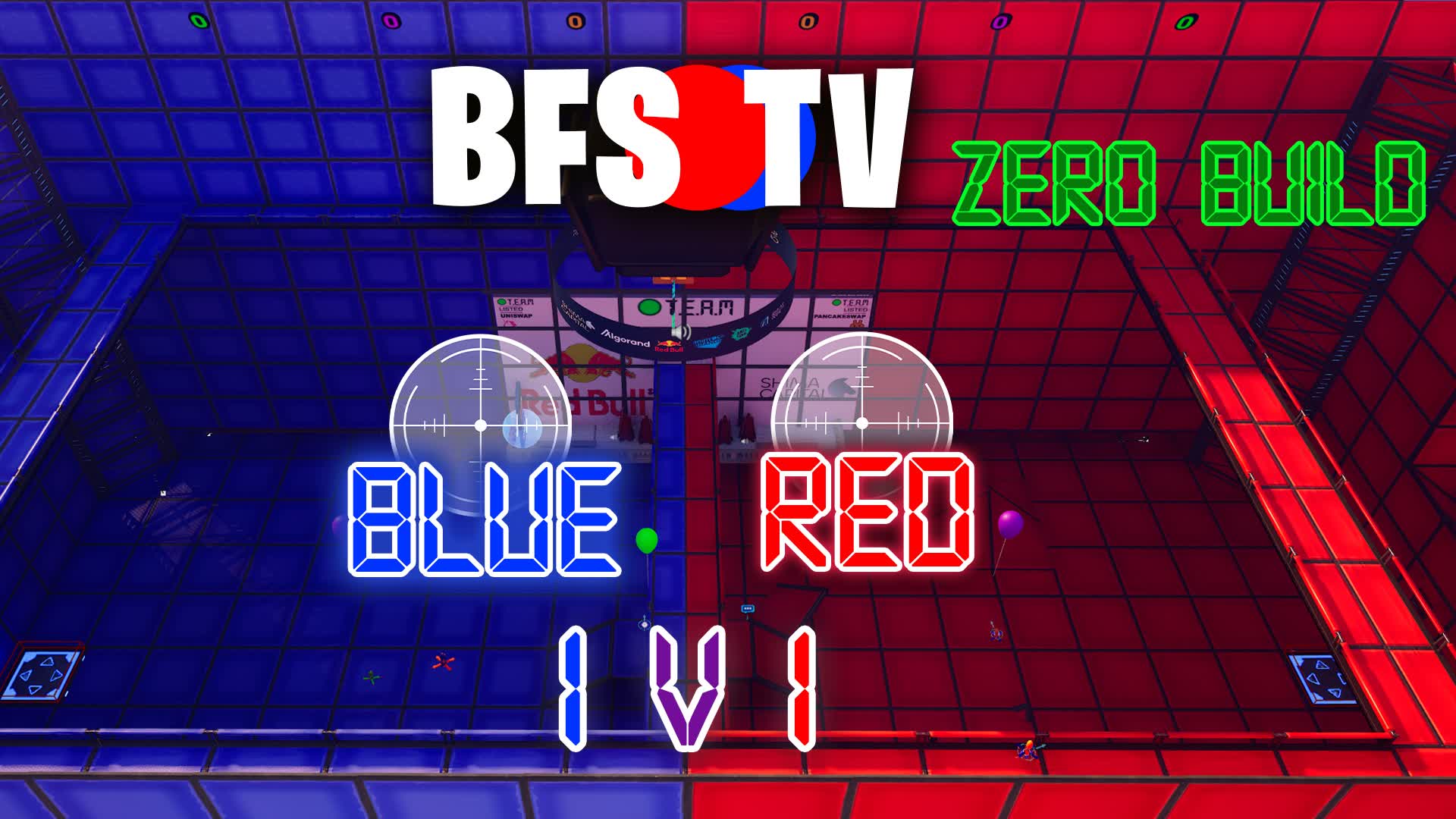 3🟢REDvsBLUE 5v5 SMALL MAP ZeroBuild🟢TD