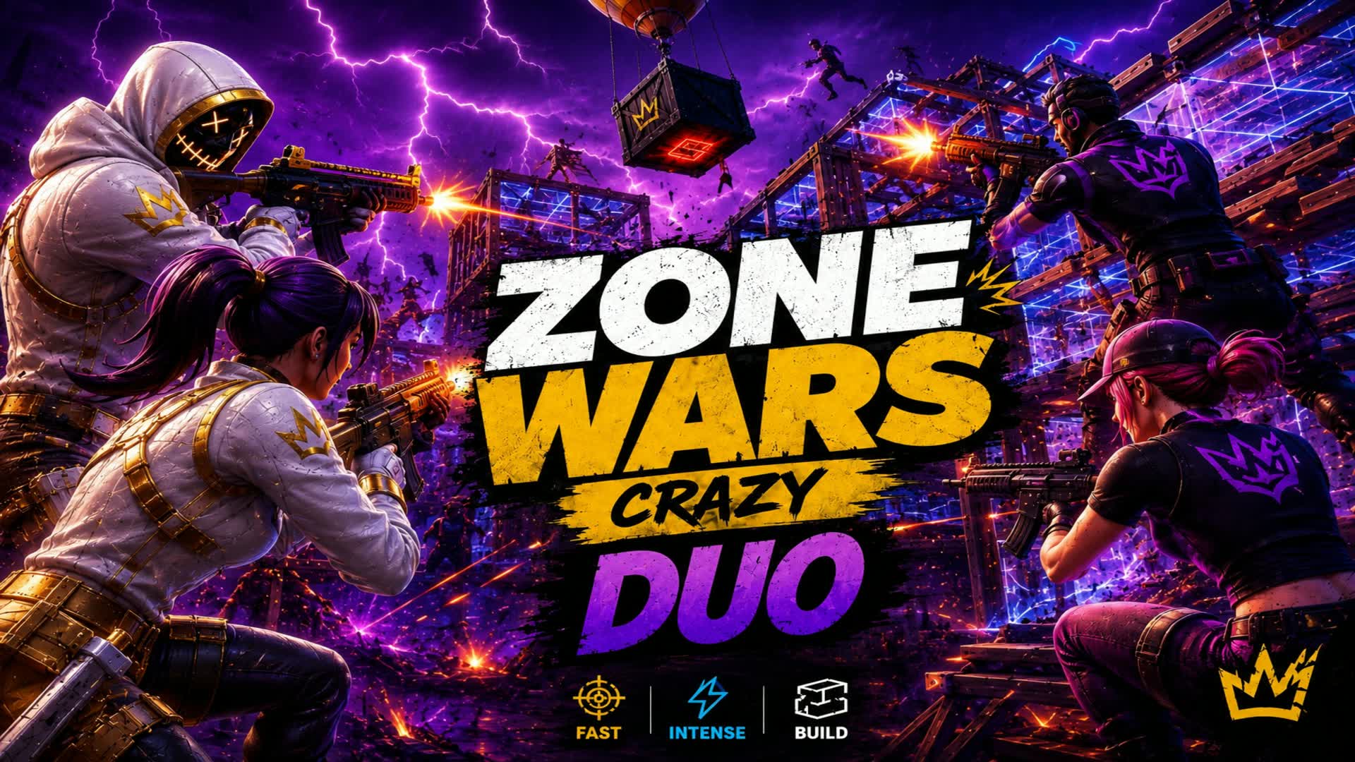 Zone wars crazy duo