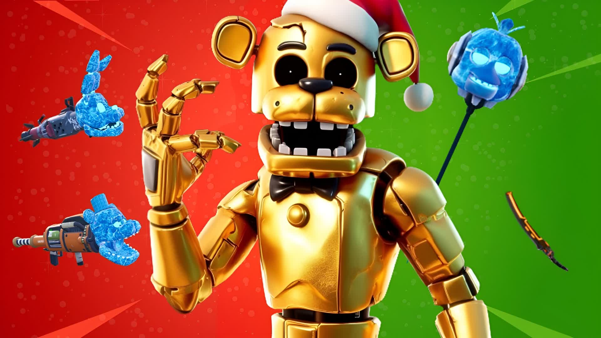 ❄️WINTER FNAF❄️ALL WEAPONS - RED VS BLUE