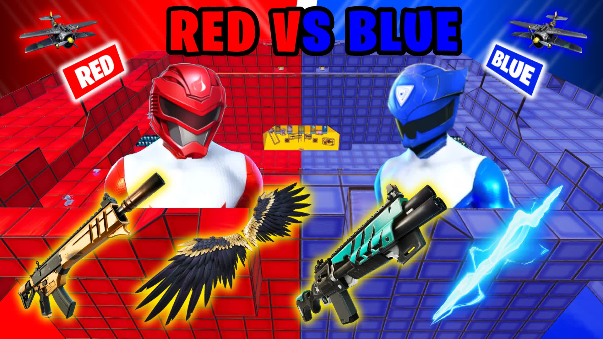 POWER RED VS BLUE 2🔴🔵