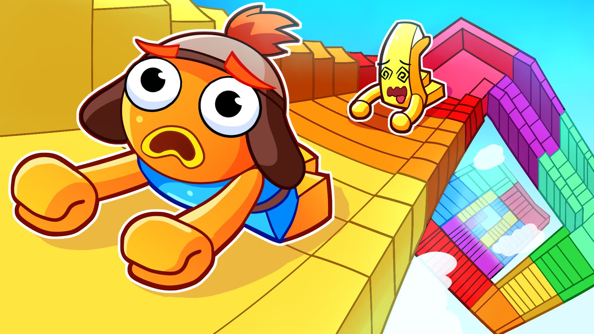 😡COLOR SWITCH CLIMB STAIRS🌈
