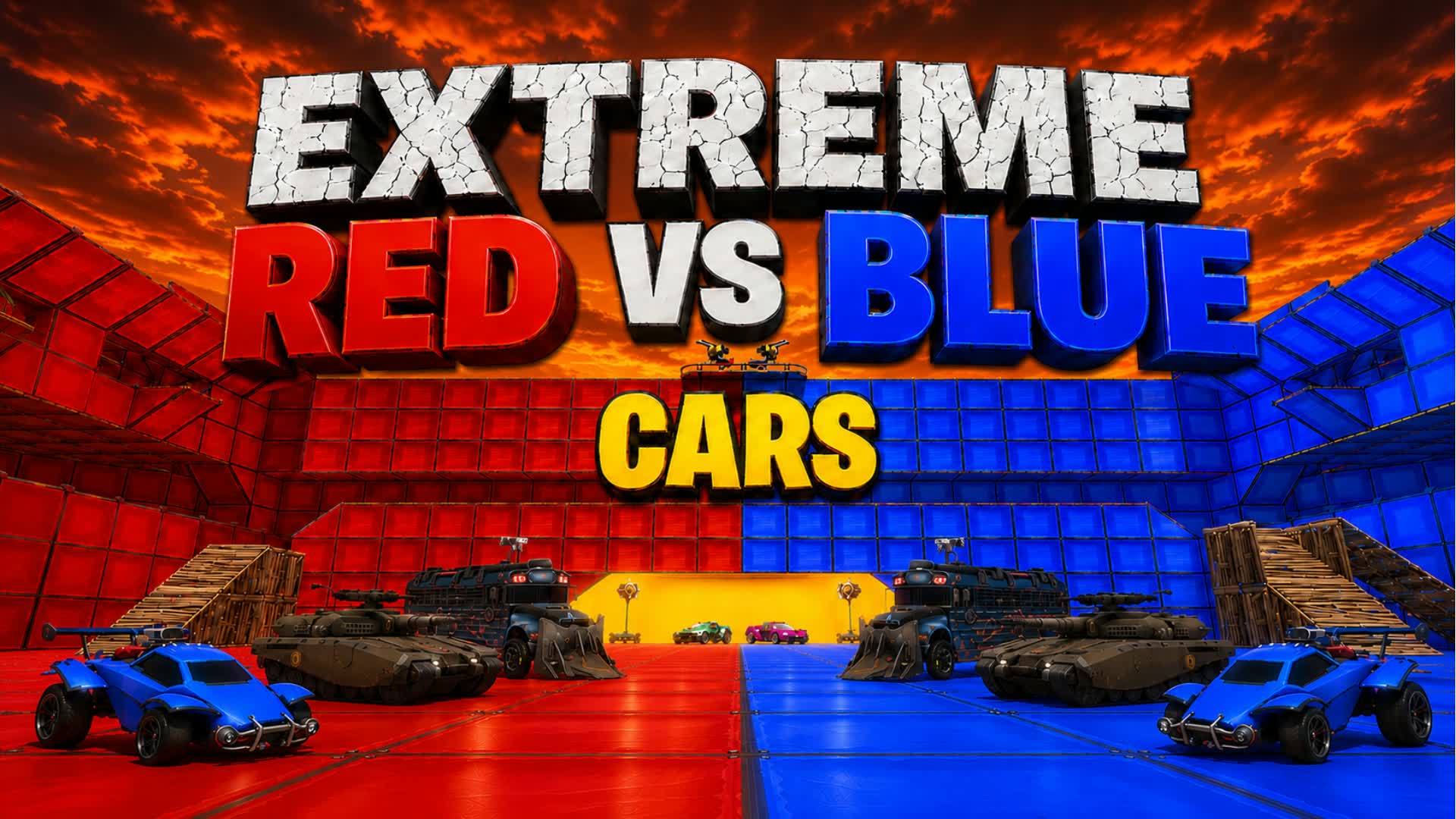 🔴EXTREME RED VS BLUE CARS🔵
