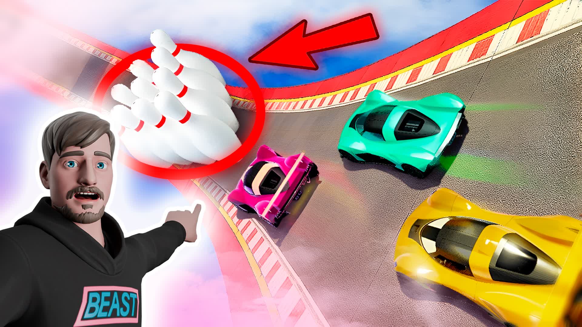 🤑MrBeast Obby Car Parkour🤑