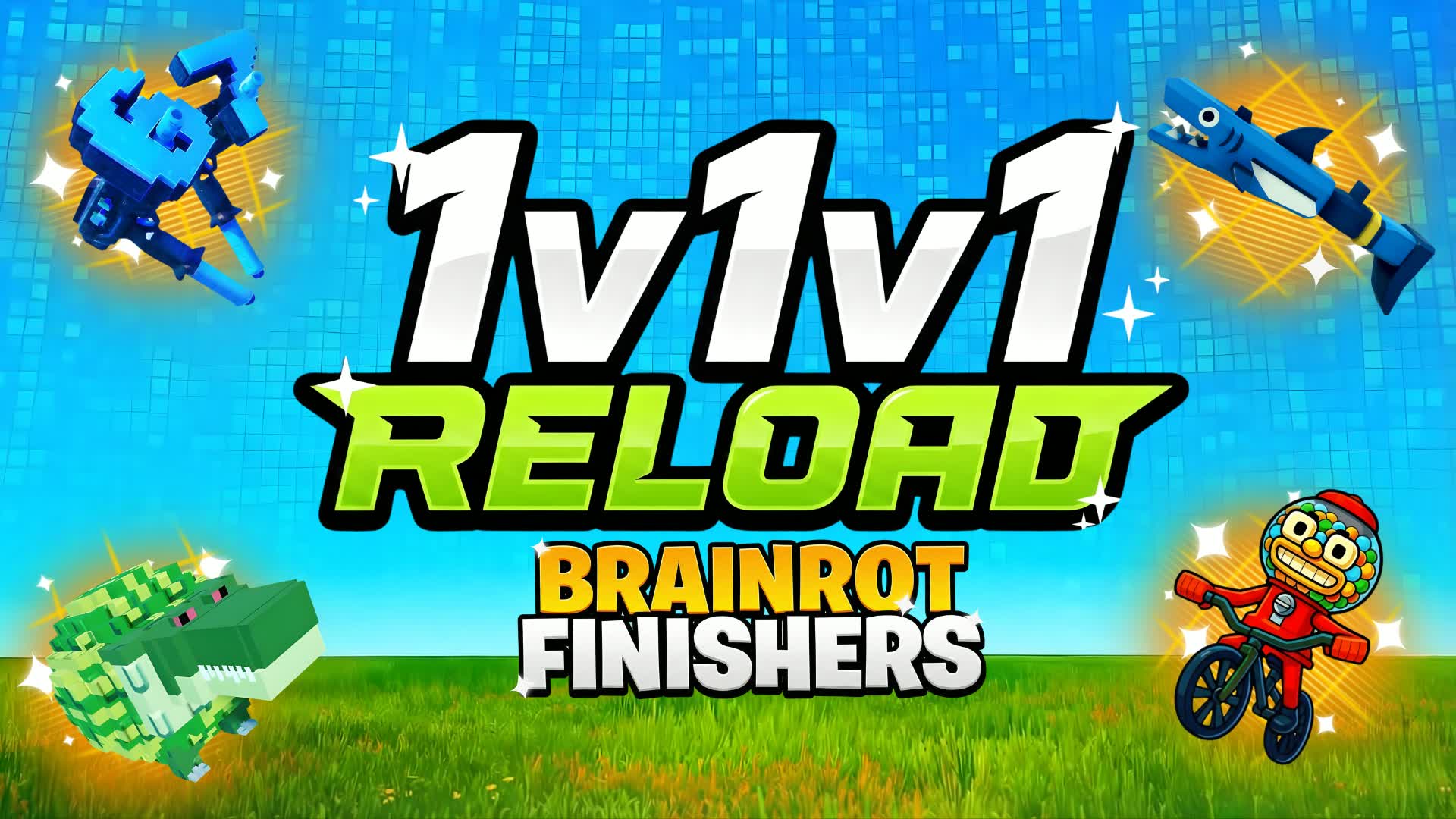 1V1V1 RELOAD - BRAINROT FFA ZONE WARS 🌀
