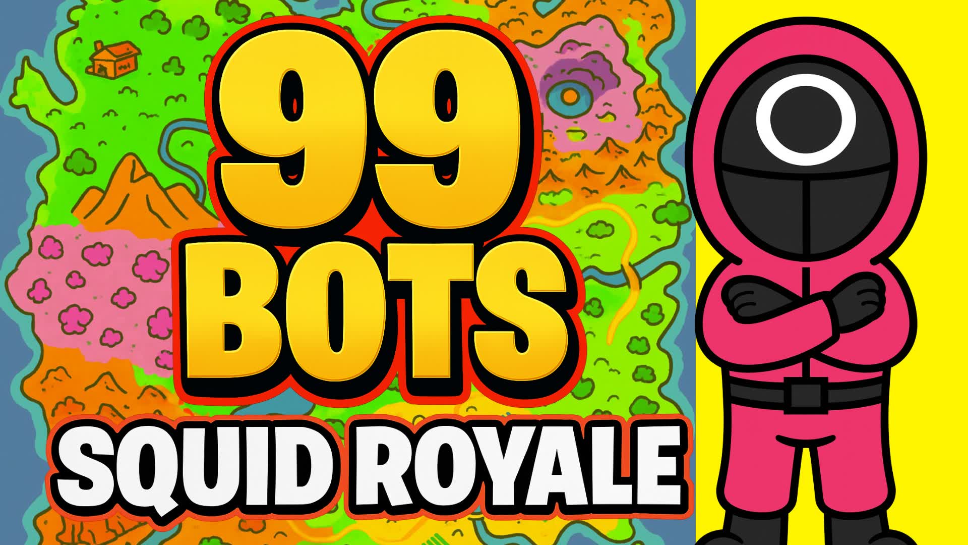 99 BOTS SQUID GAME ⭕ All Guns Cars