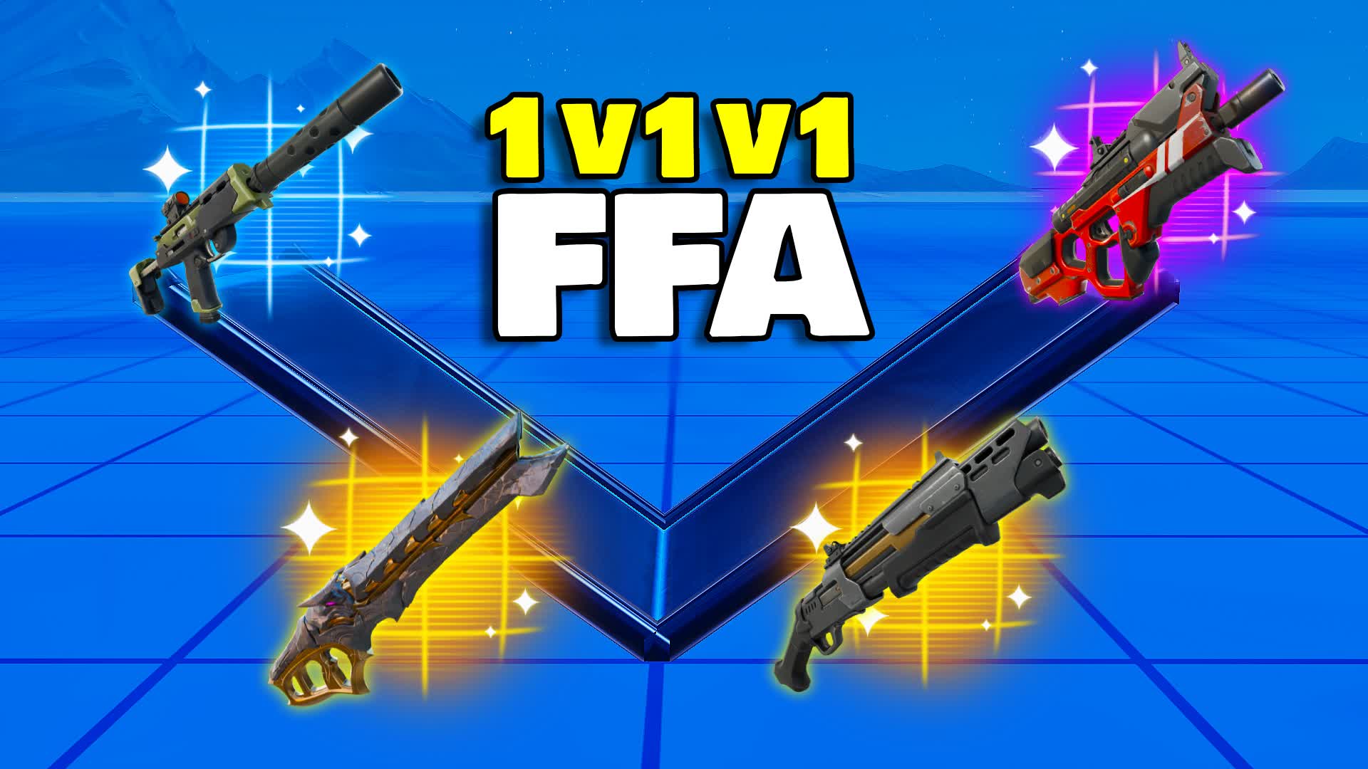 1v1v1 FFA *12 PLAYERS*