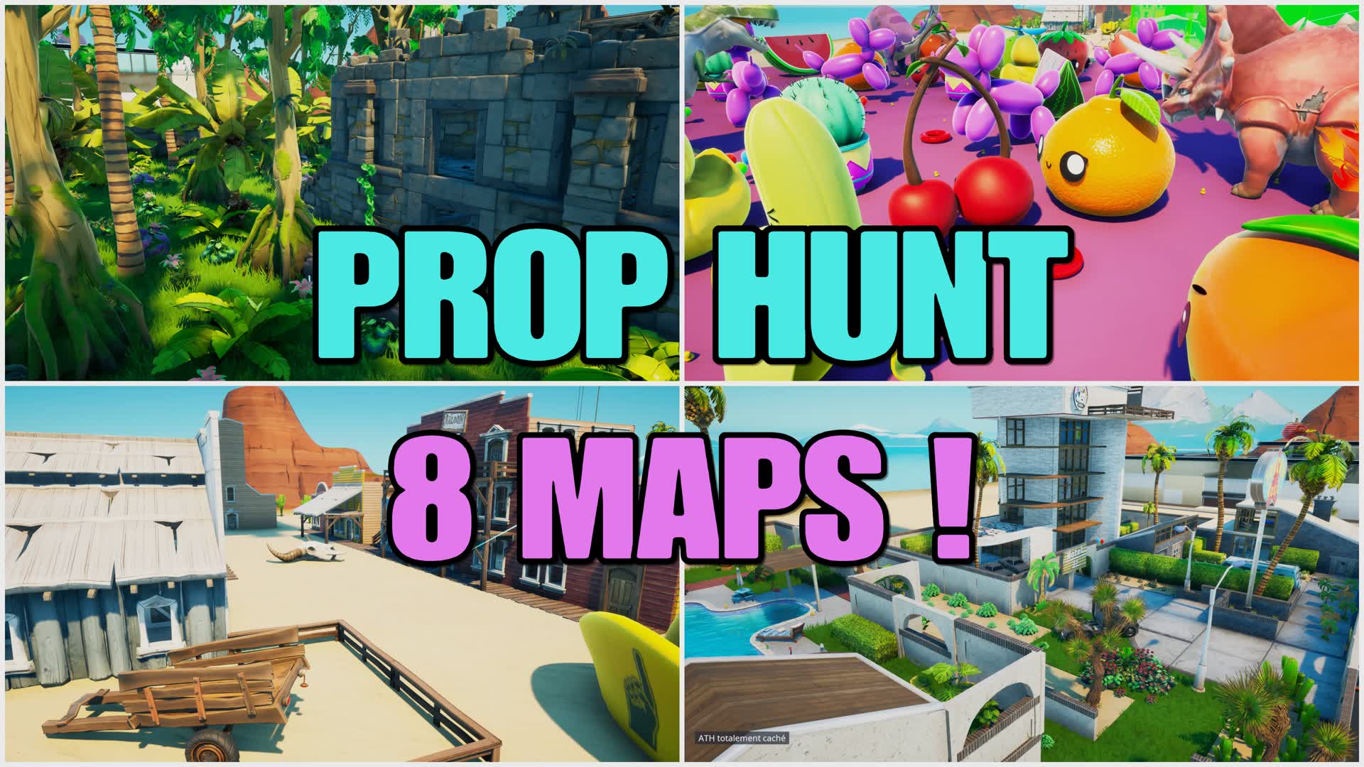 PROP HUNT 8 MAPS