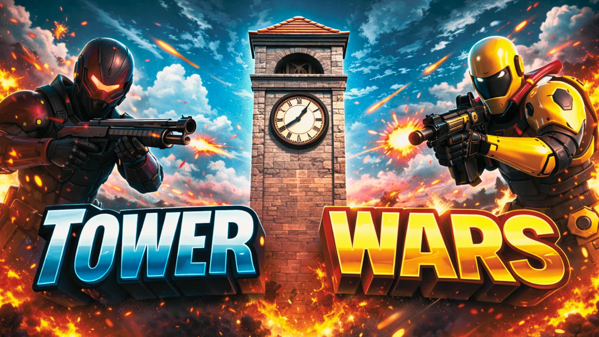 1v1-4v4 Tower Wars