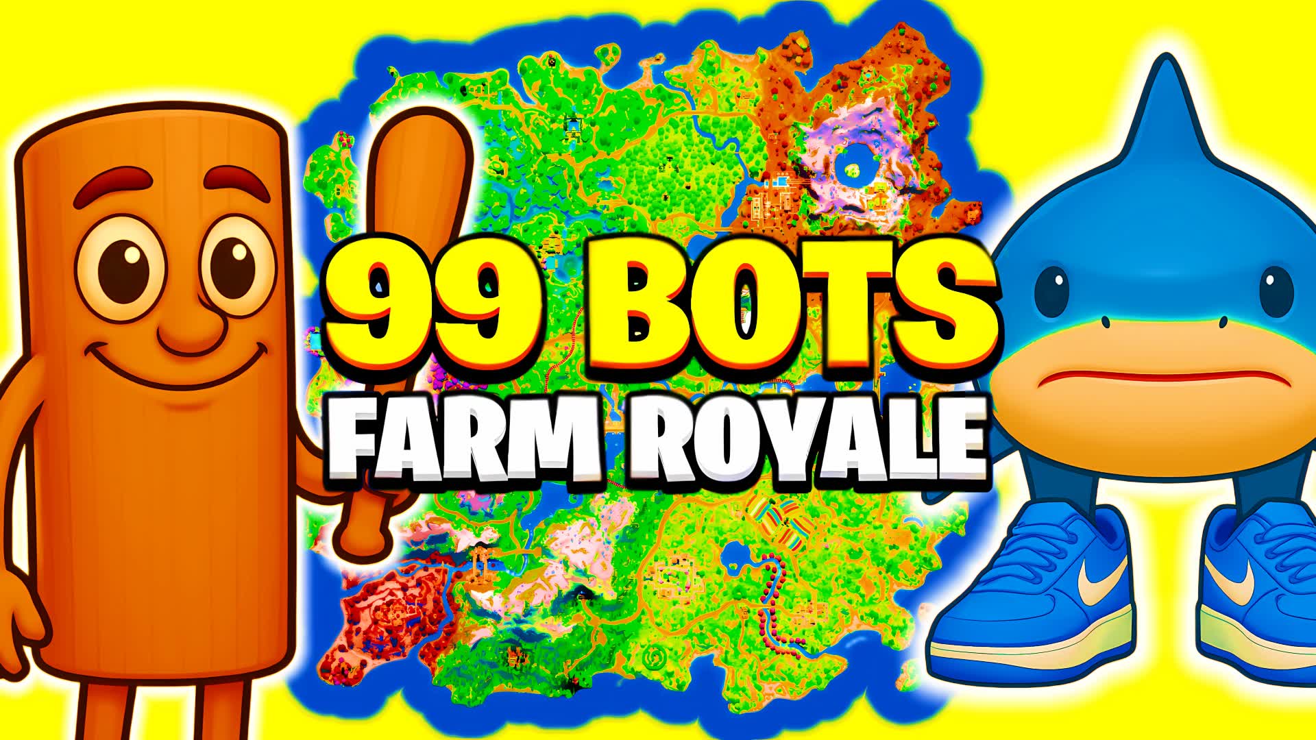 99 BOTS⭐ROYALE⭐99 روبوتًا ALL GUNS CARS