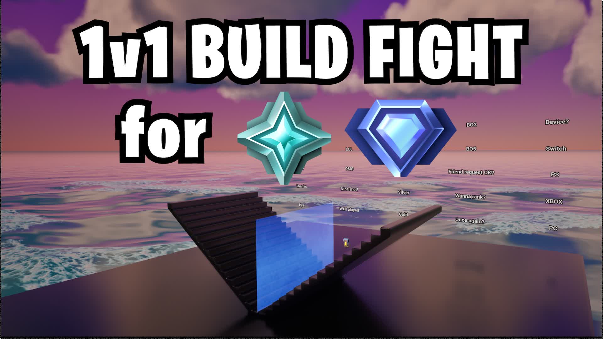 1v1 Platinum Diamond rank players👑