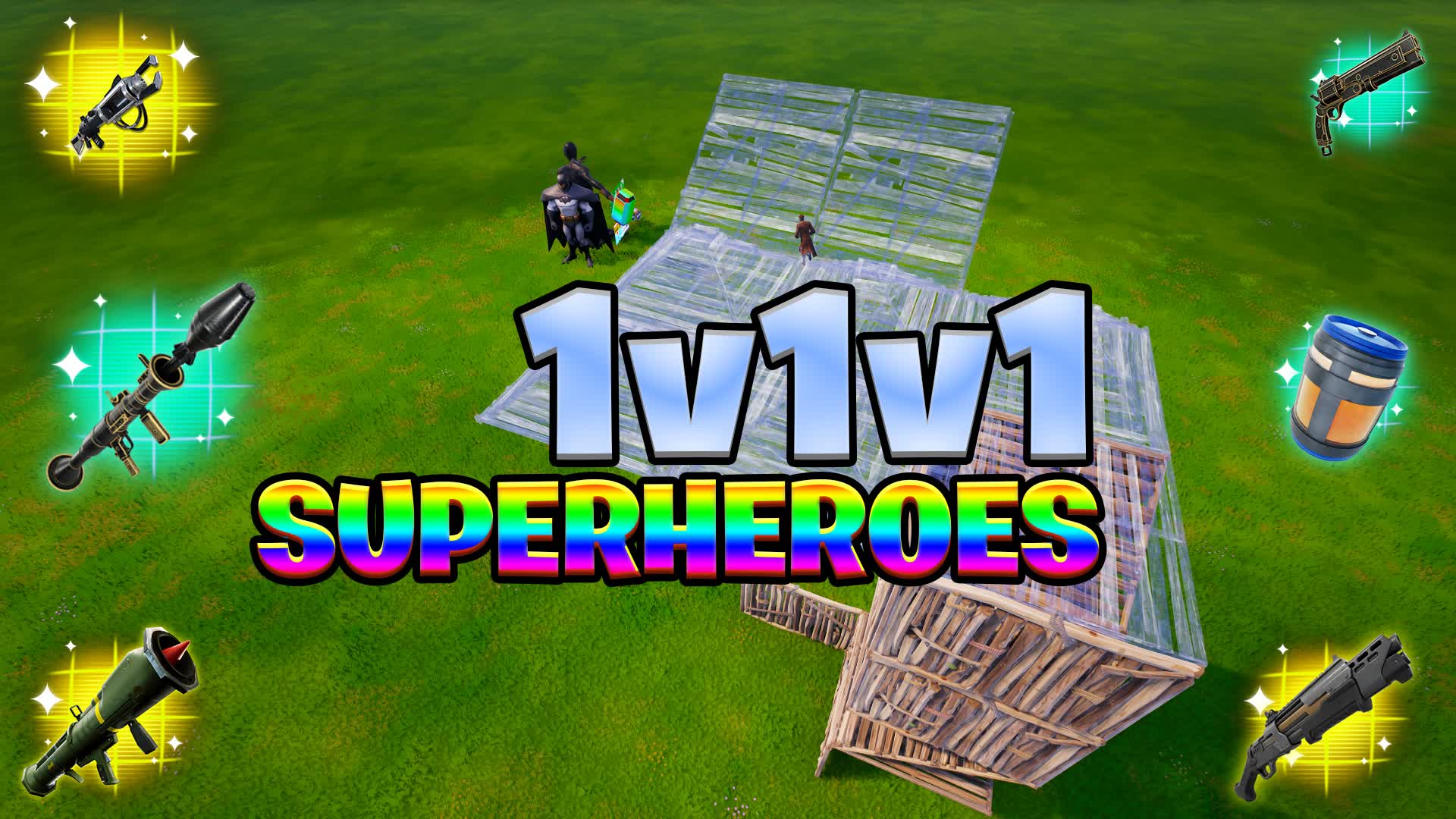 🦸‍♂️🦸‍♀️ 1v1v1 Super Hero ⚡🔥🛡️