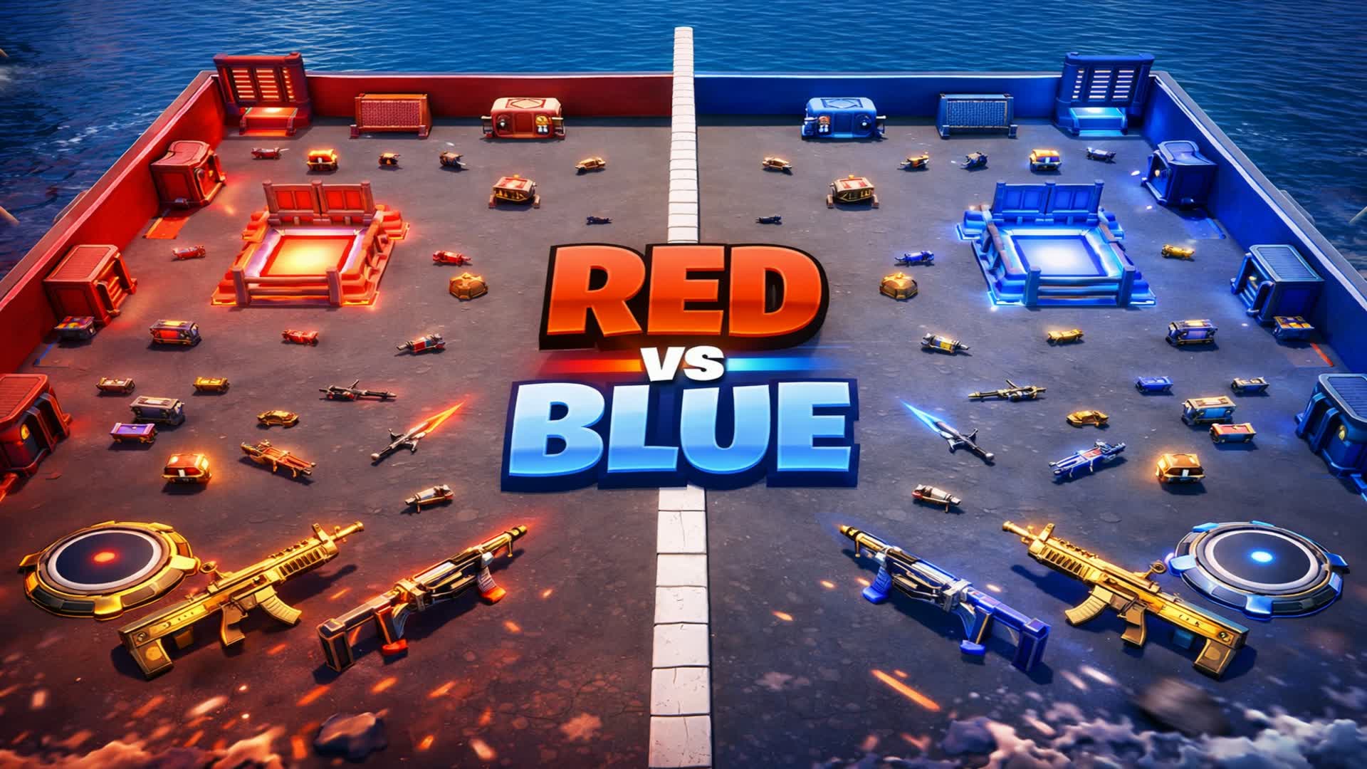 red vs blue - bataille mythique