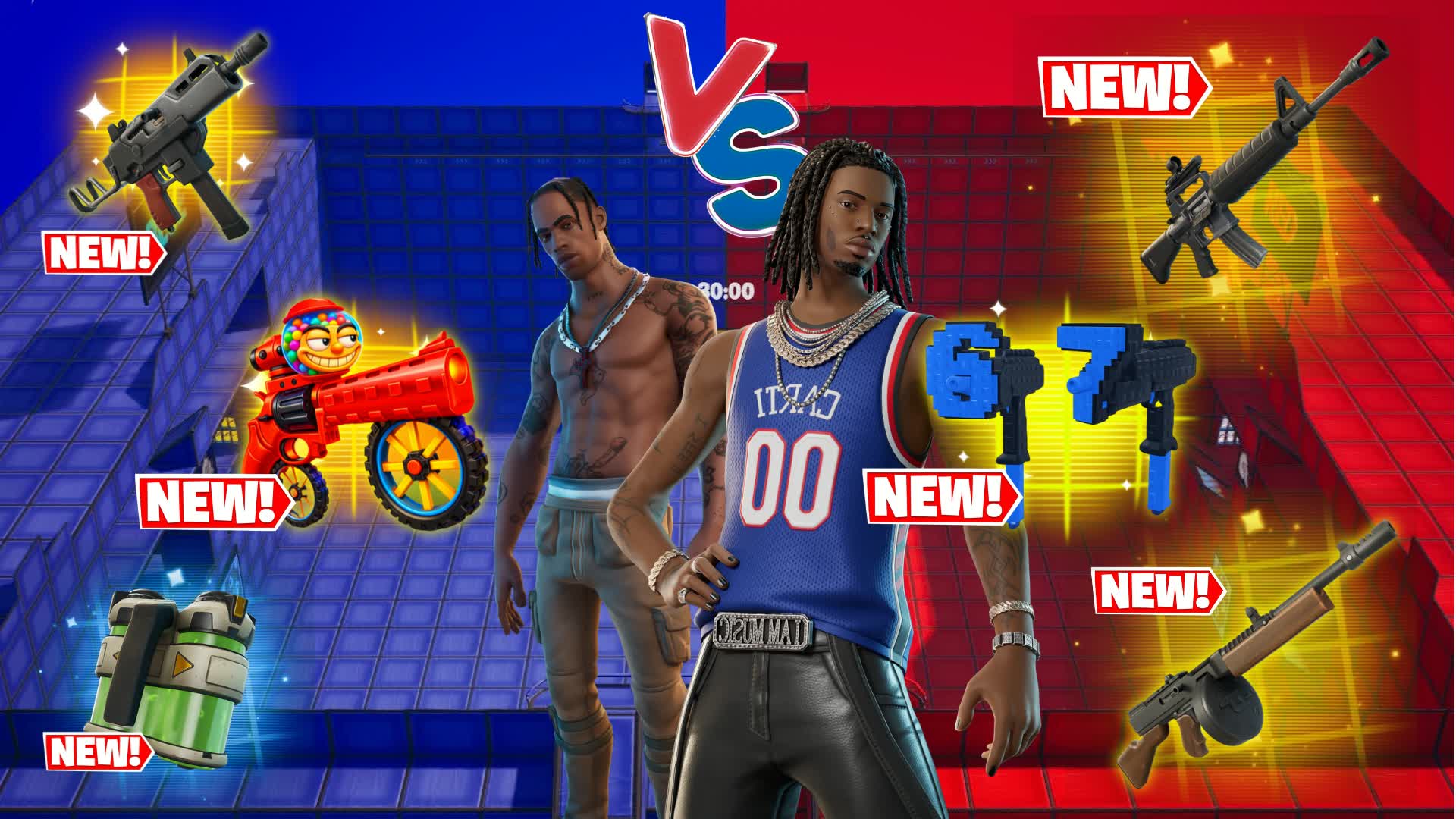 HARDCORE RED VS BLUE 🔴🔵