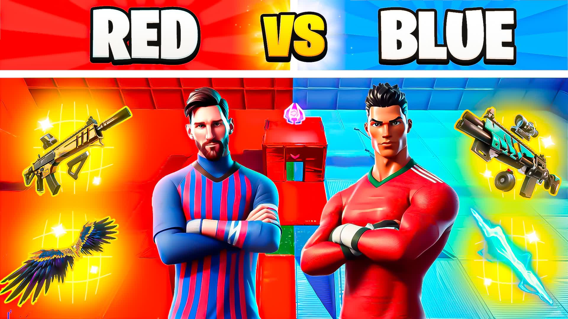 SILLY MESSI VS RONALDO 🔴🔵