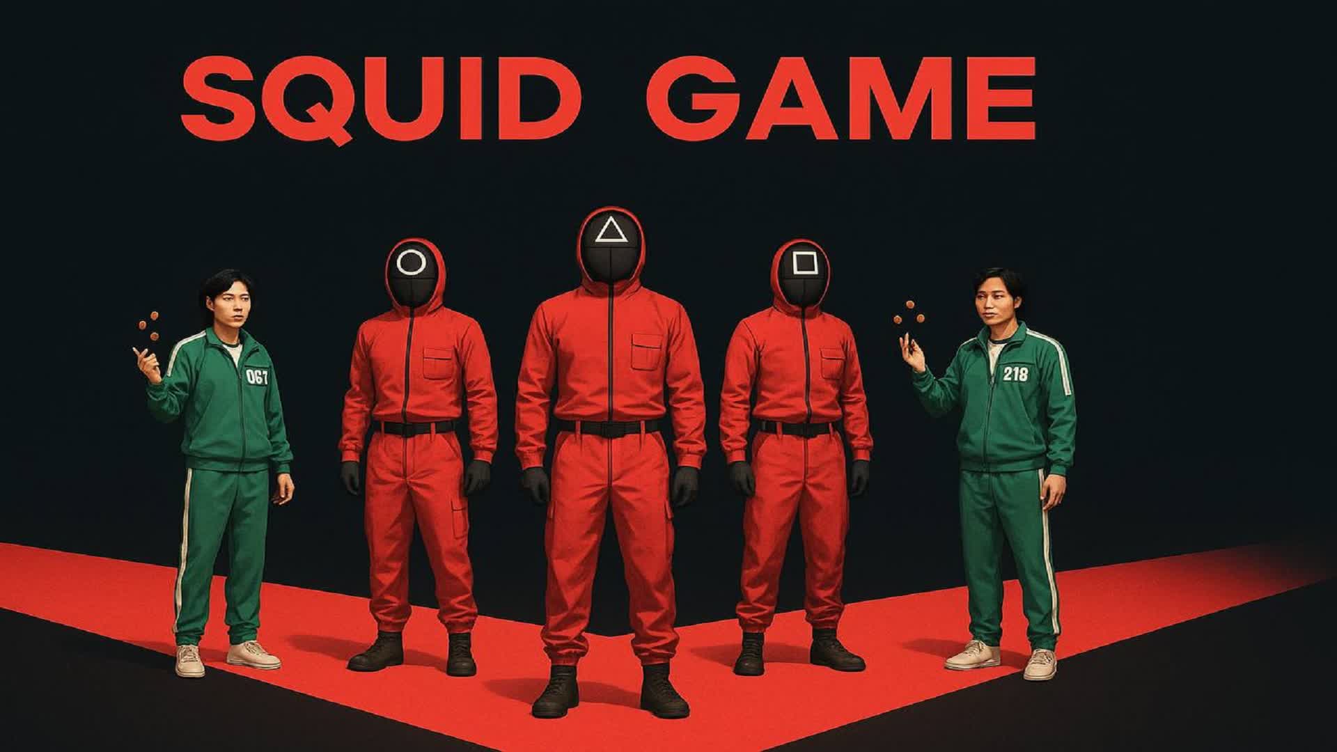 SQUID GAME CRAZY PILLARS