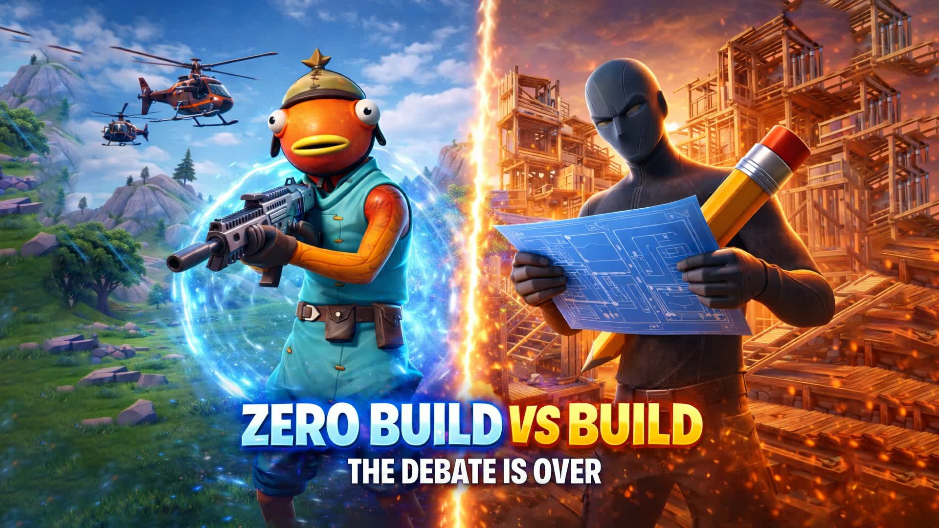 THE DEBATE IS OVER - ZERO BUILD vs BUILD