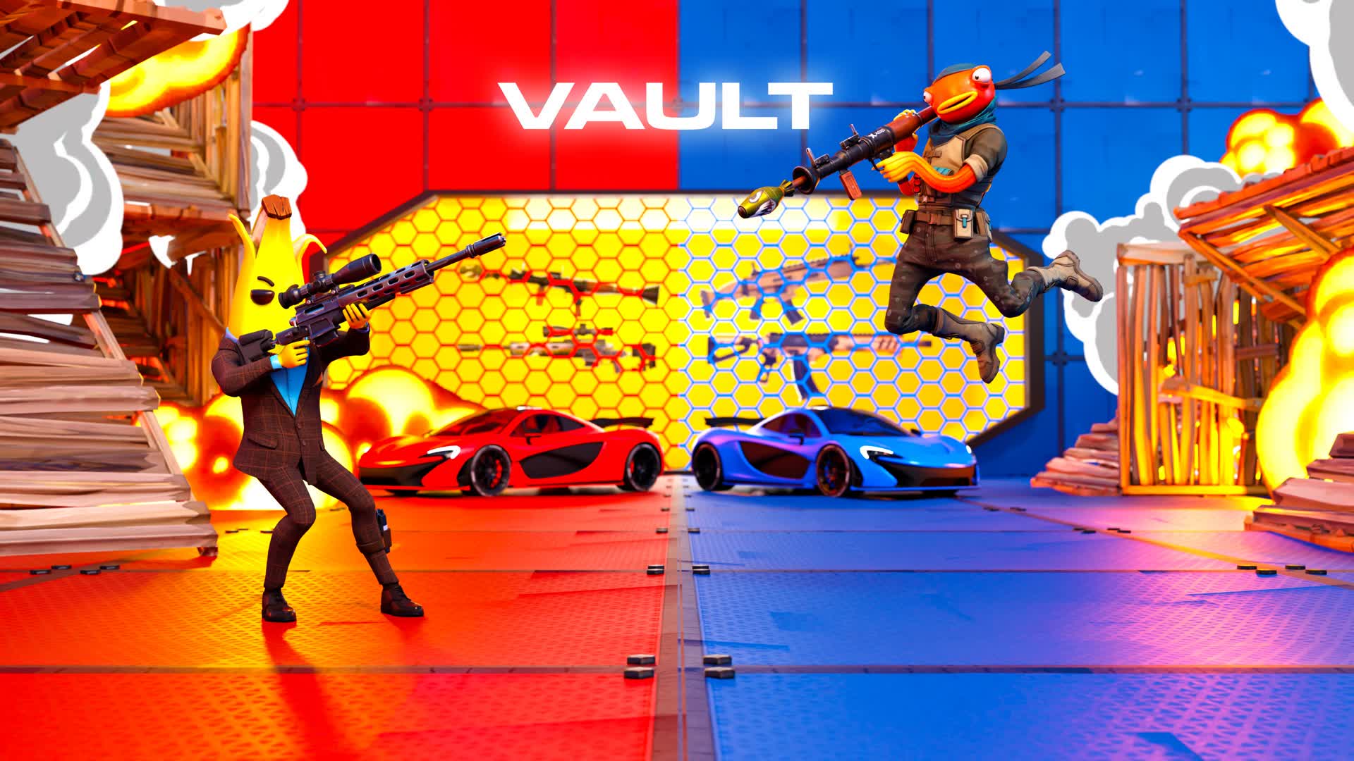 SUPER EPIC RED VS BLUE