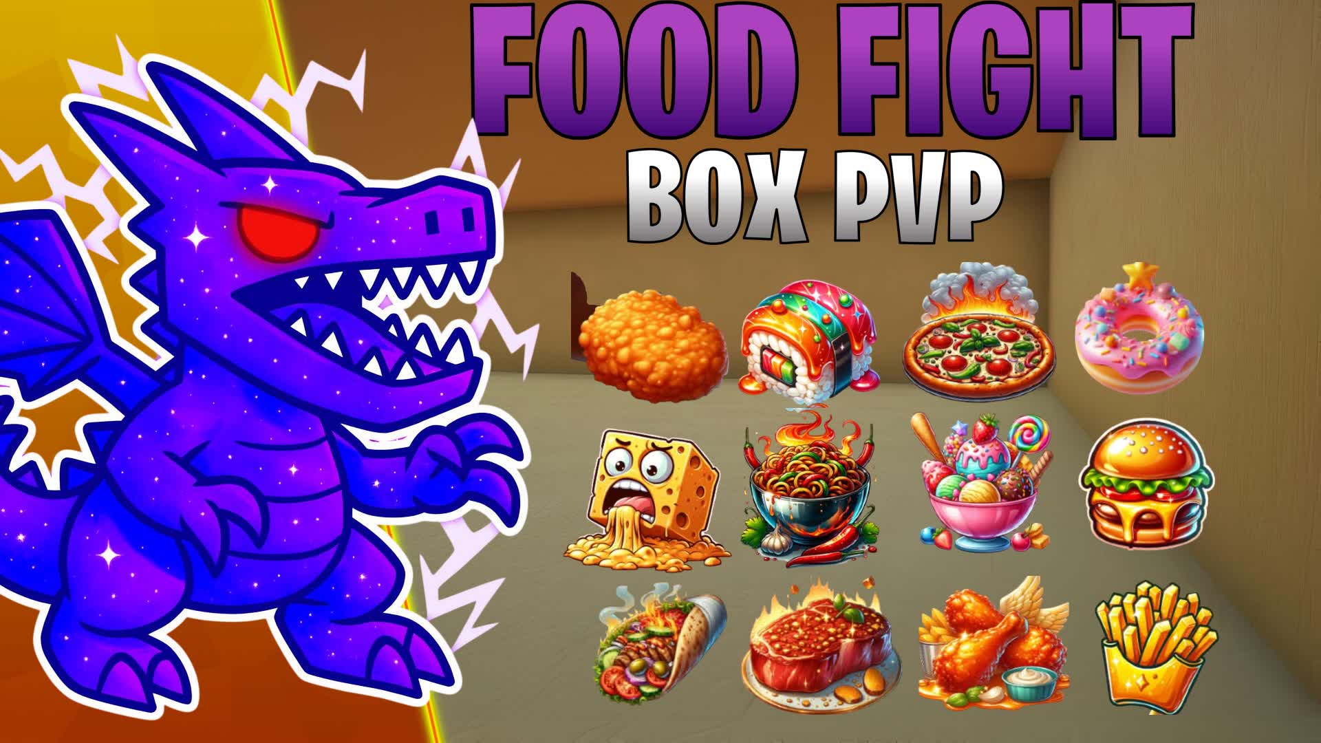 📦 BOXFIGHT FOOD FIGHT 🧠 MINIGAMES 🍔