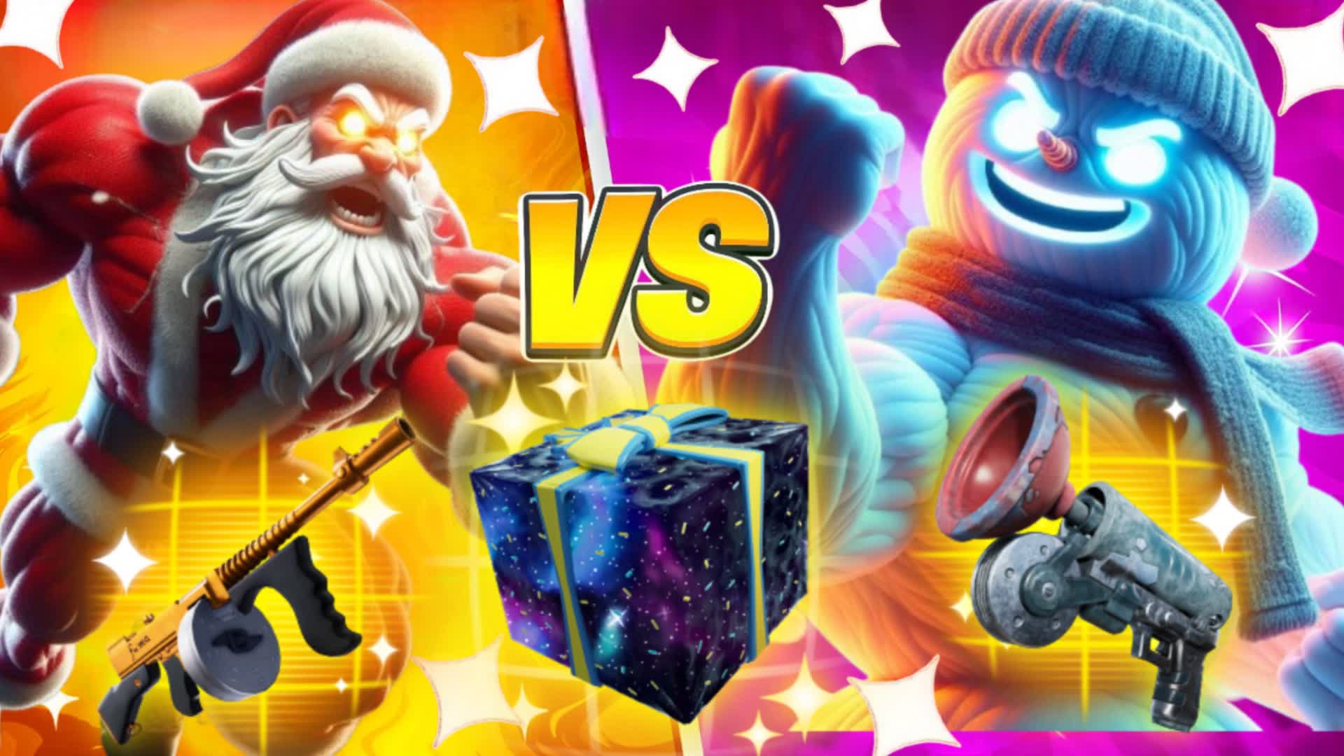 🎅SANTA VS SNOWMAN⛄️