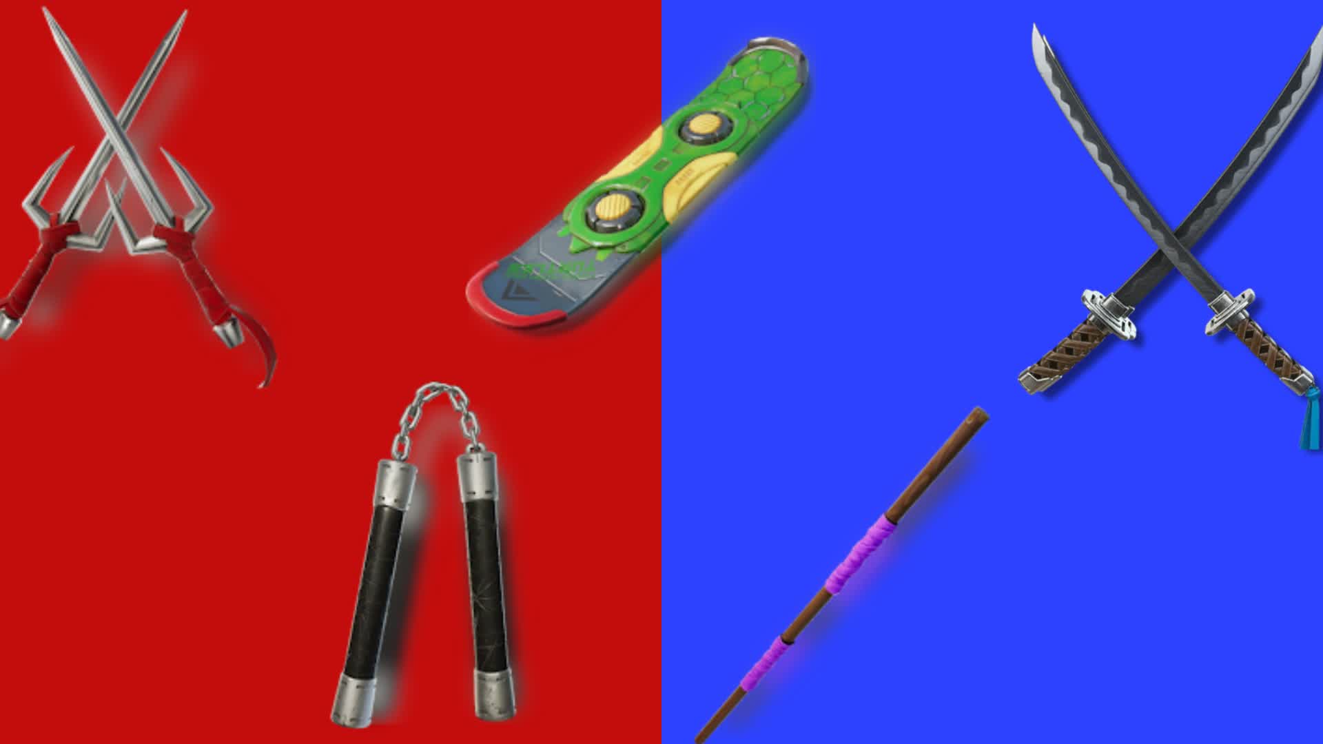 TMNT Blue VS Red