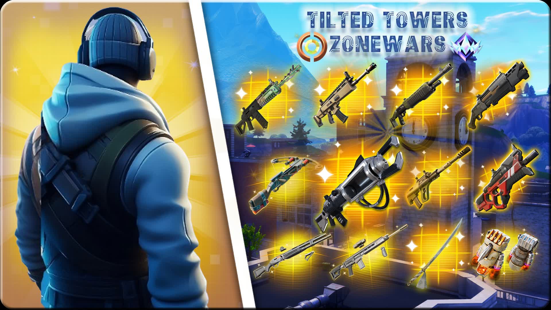 TILTED TOWERS ZONE WARS 🌆
