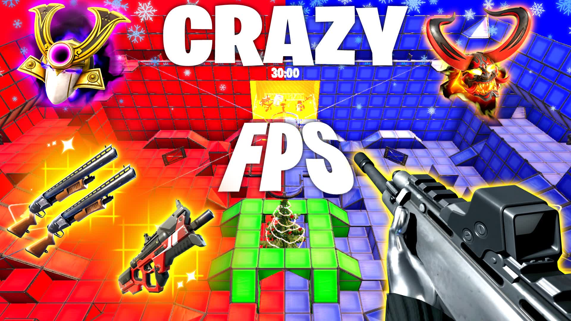 CRAZY FPS RED VS BLUE 🔴🔵