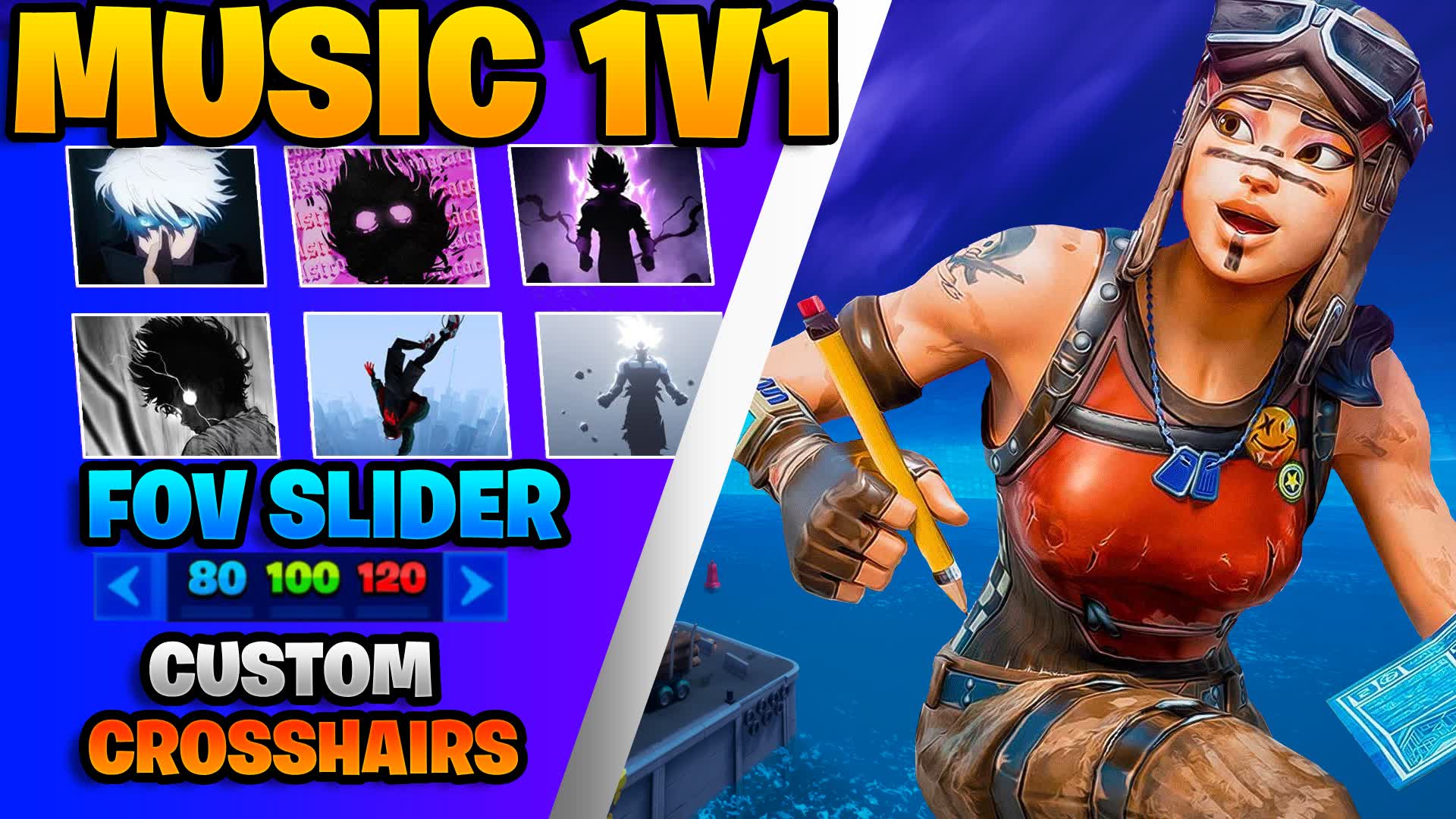 ⭐BEST MUSIC 1V1🎵[FOV AND CROSSHAIRS]