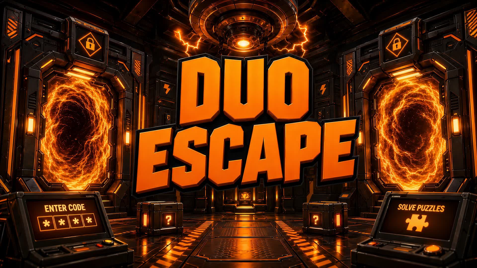 🟠 DUO ESCAPE: ORANGE & BLACK ⚫