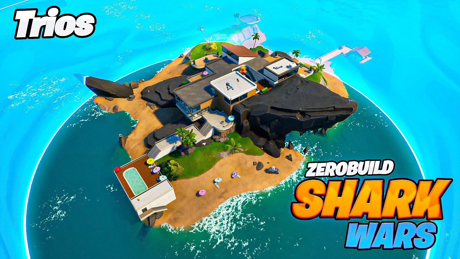 🦈SHARK ZERO BUILD 🐬 ZONE WARS TRIOS