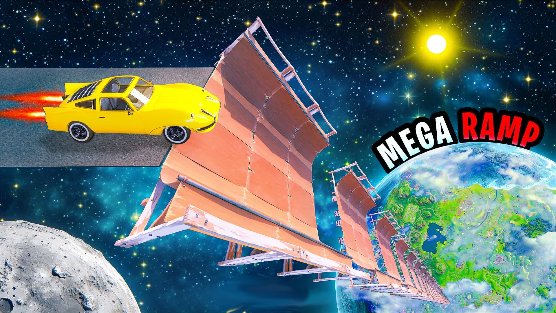 Halfpipe Destroyer Mega Ramp 🛣️🔥🚗🏎️