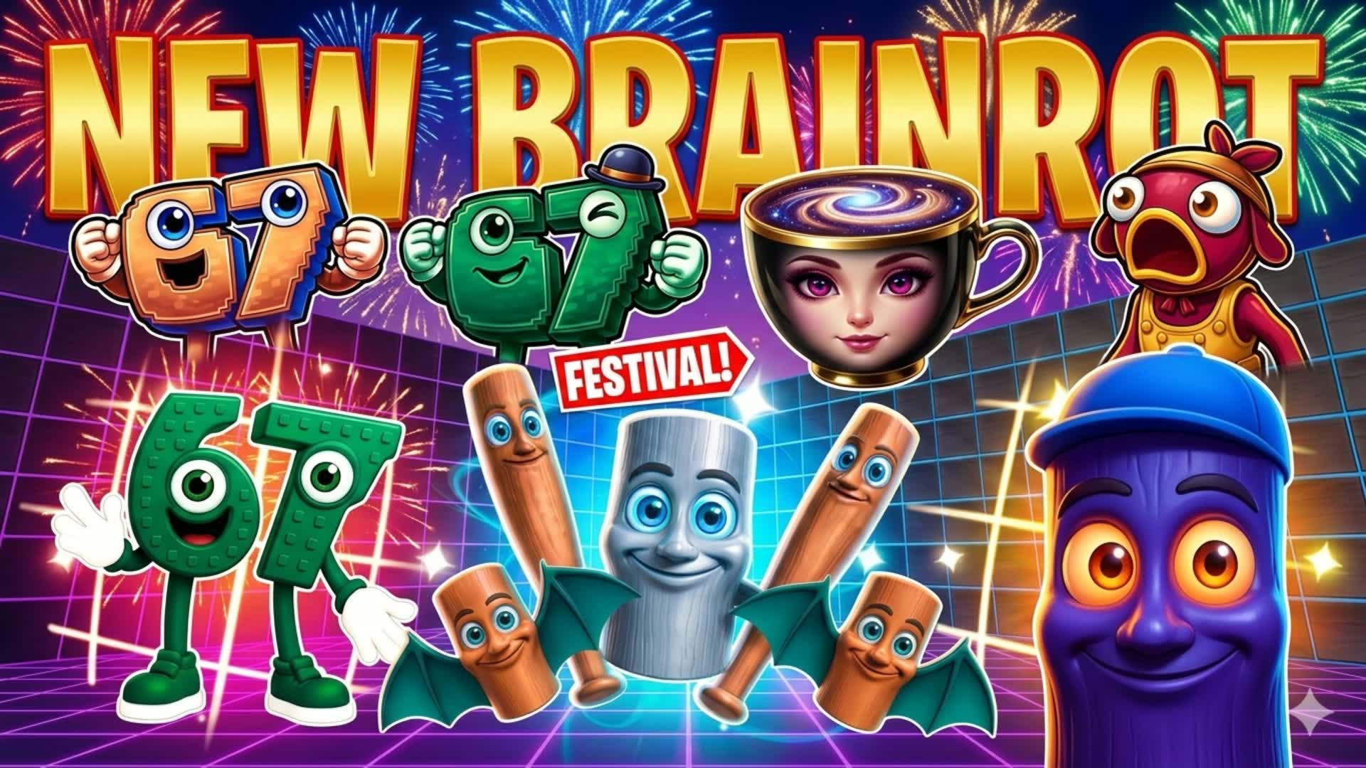 BRAINROT 67 1V1 FFA - ALL GUNS & NEW MAP
