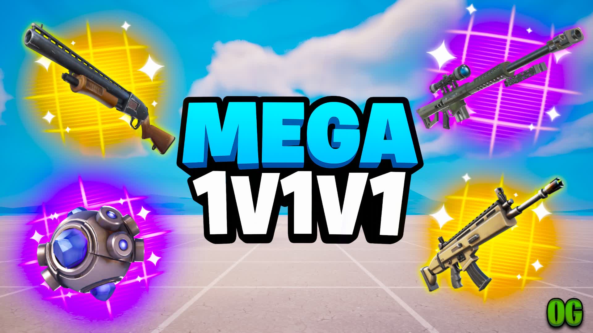 MEGA 1V1V1 OG FREE FOR ALL