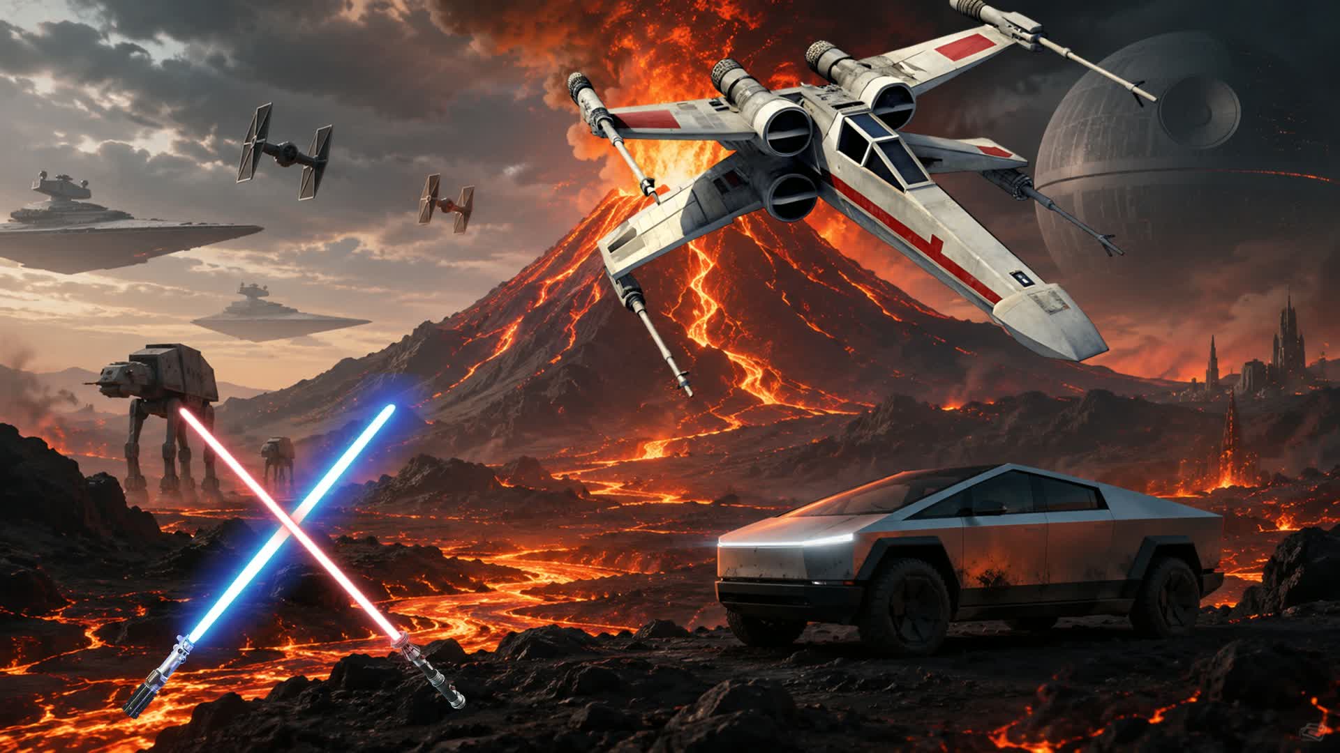 🔥 VOLCANO CITY x STAR WARS 🛸