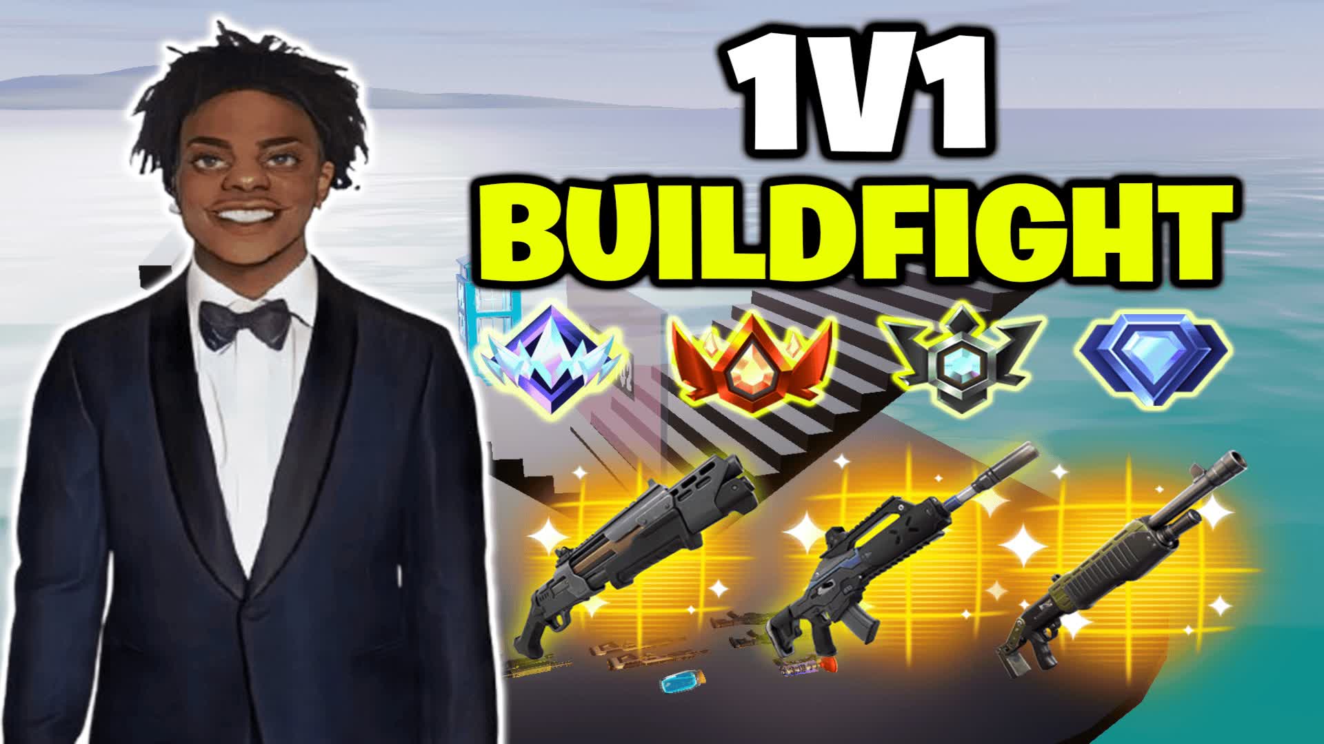 ISHOWSPEED 1V1 BUILDFIGHT🏆REALISTIC PVP