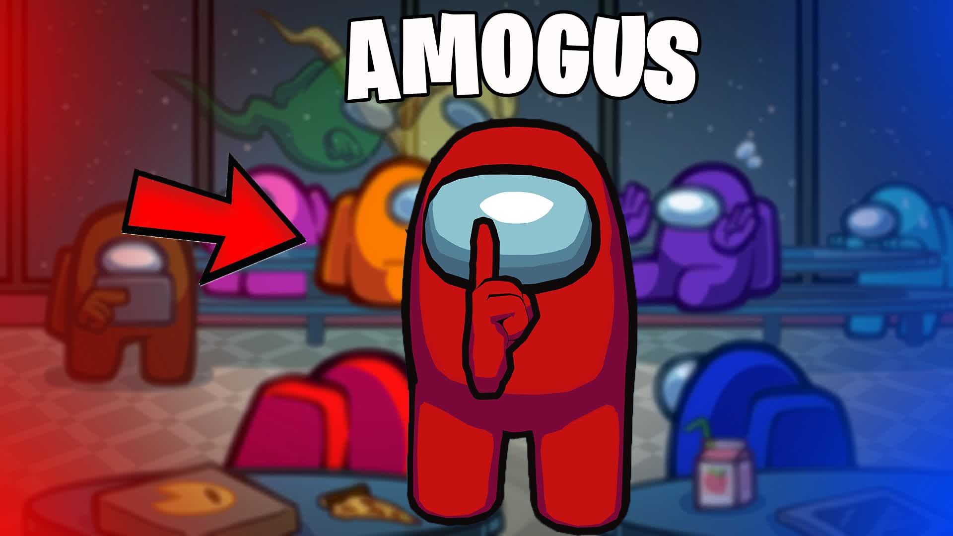 🤫AMOGUS RAINBOW MEGA RAMP🤫