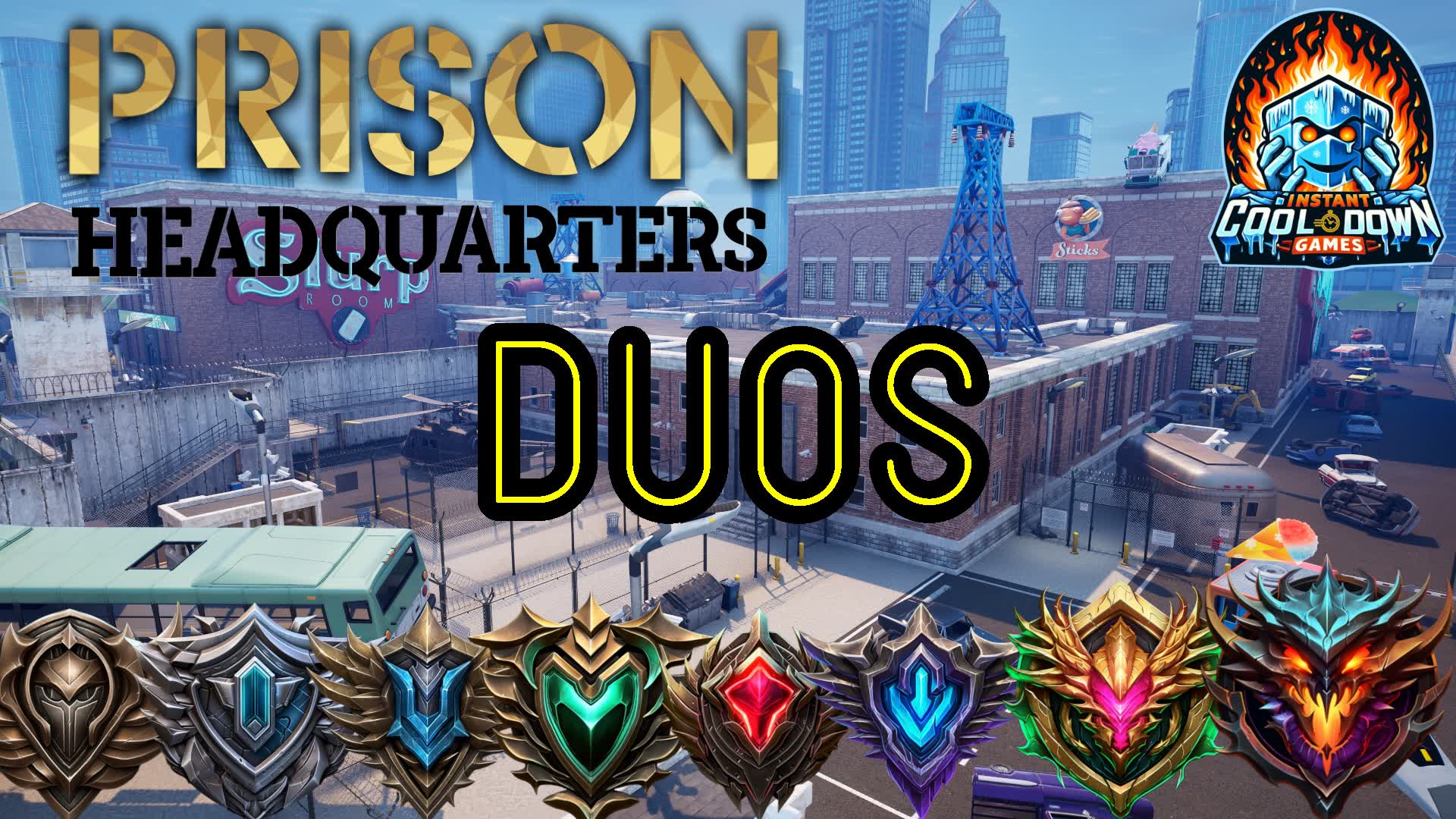 RANKED 🎯 Prison HQ 🎯 DUOS