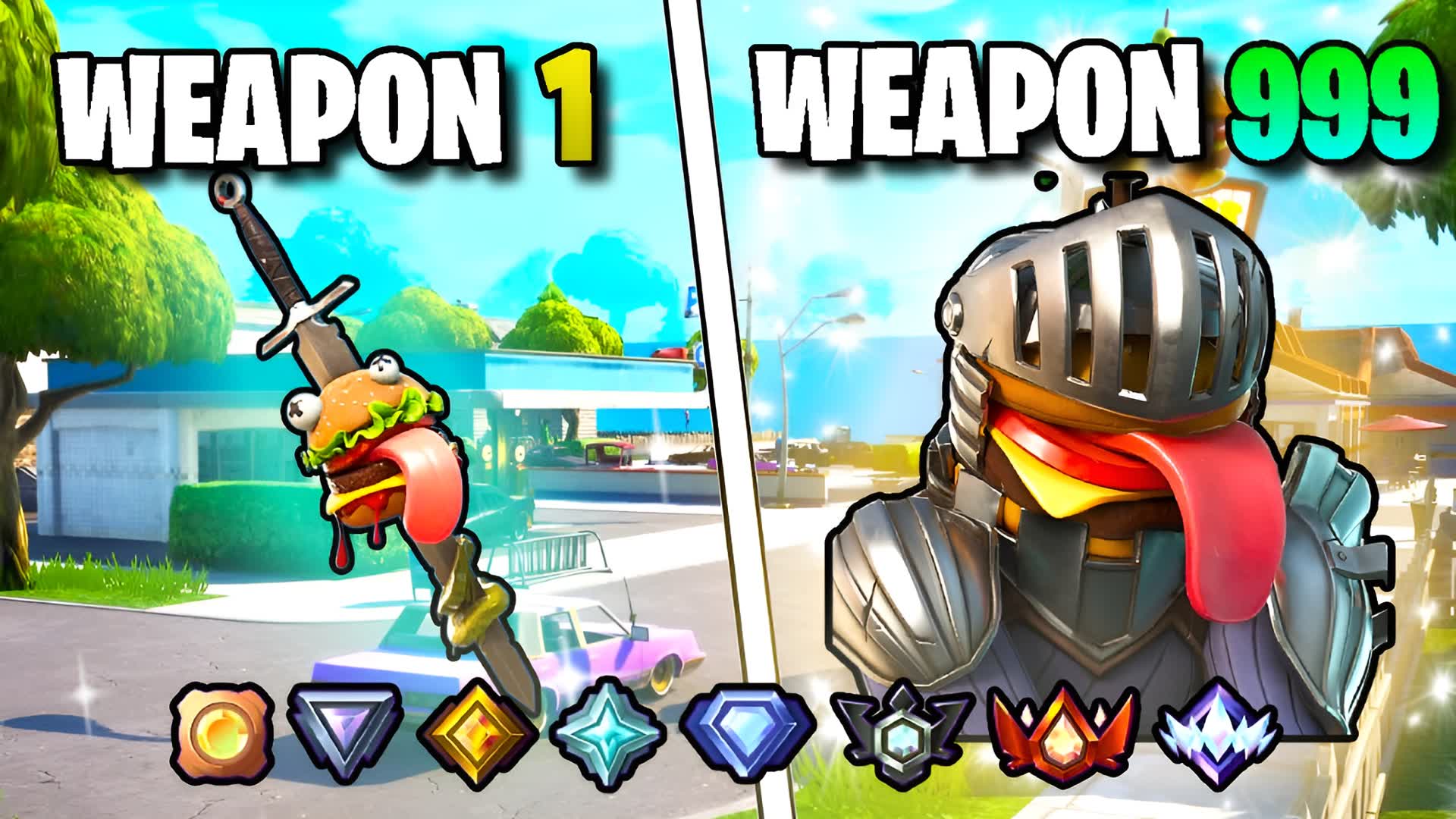 🍔GREASY GUN GAME🔫FIRST PERSON ONE SHOT