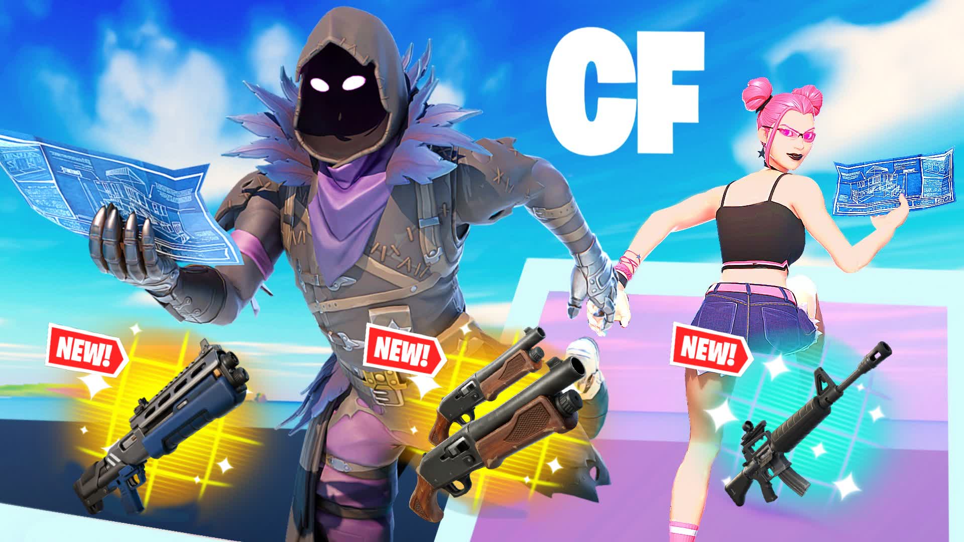 1V1 Build Fight [CF] 🔥